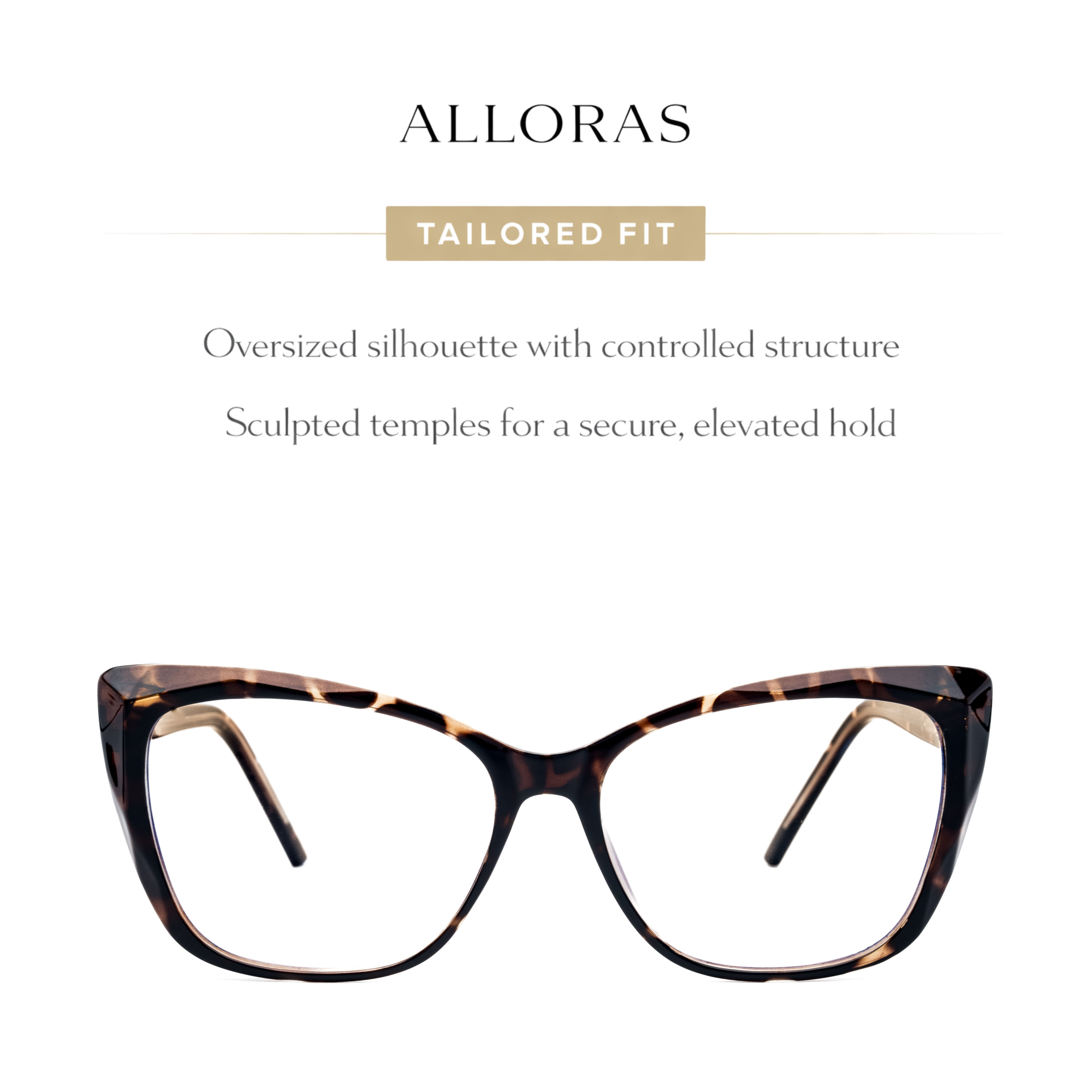 LadyBoss Alloras fit guide #frame color_tortoise