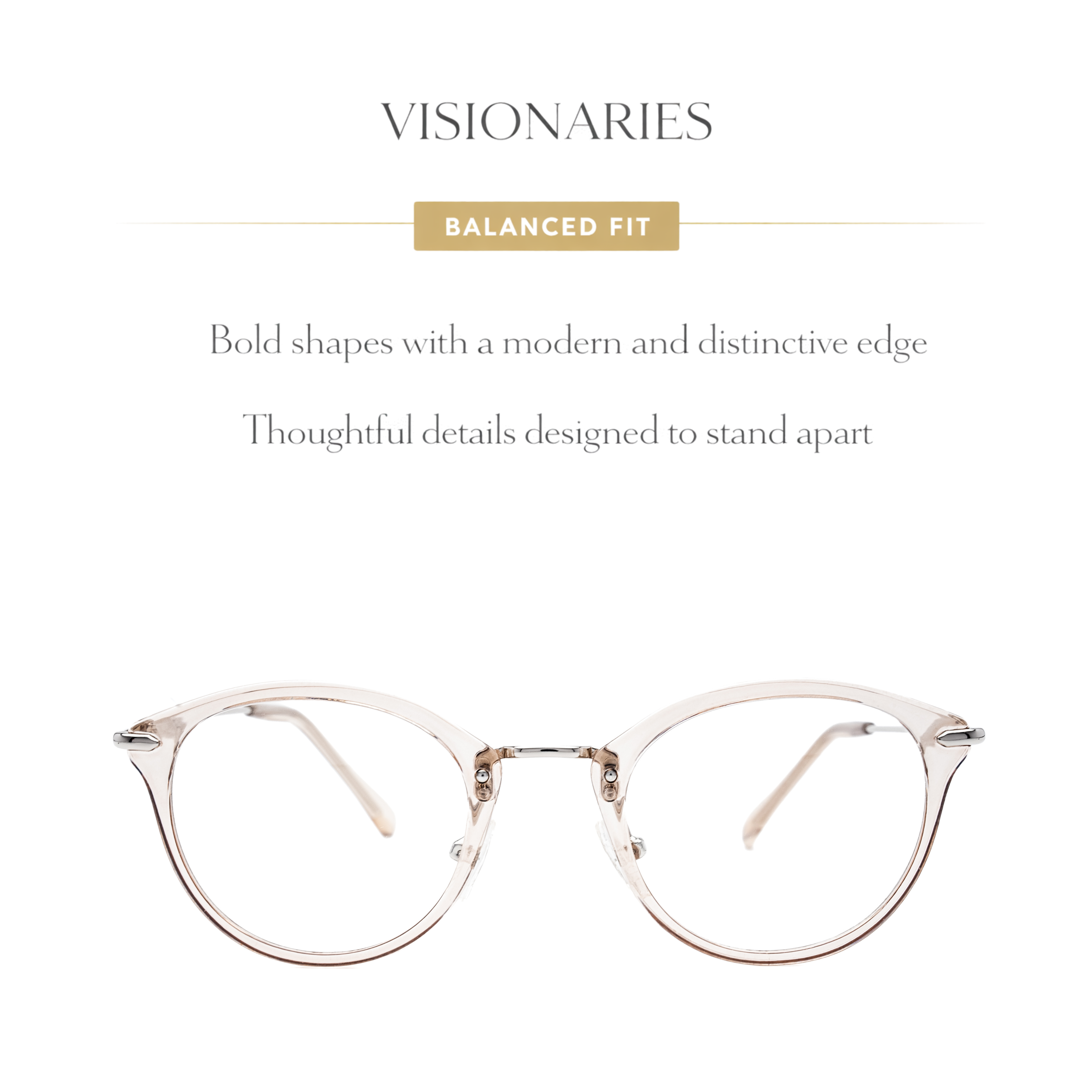 LadyBoss Visionaries fit guide #frame color_light pink
