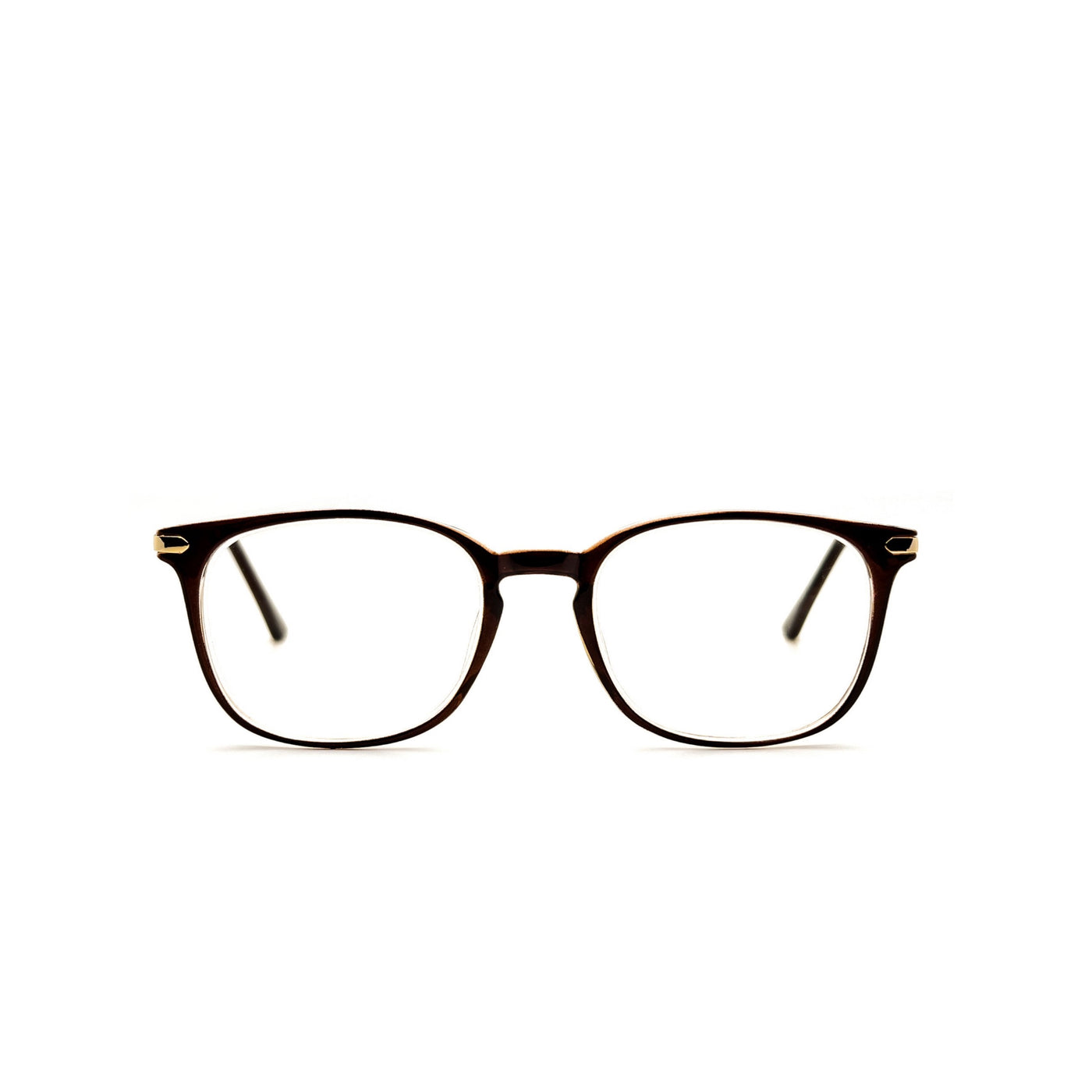 LadyBoss Classics eyeglasses in Dark Rose, front view
