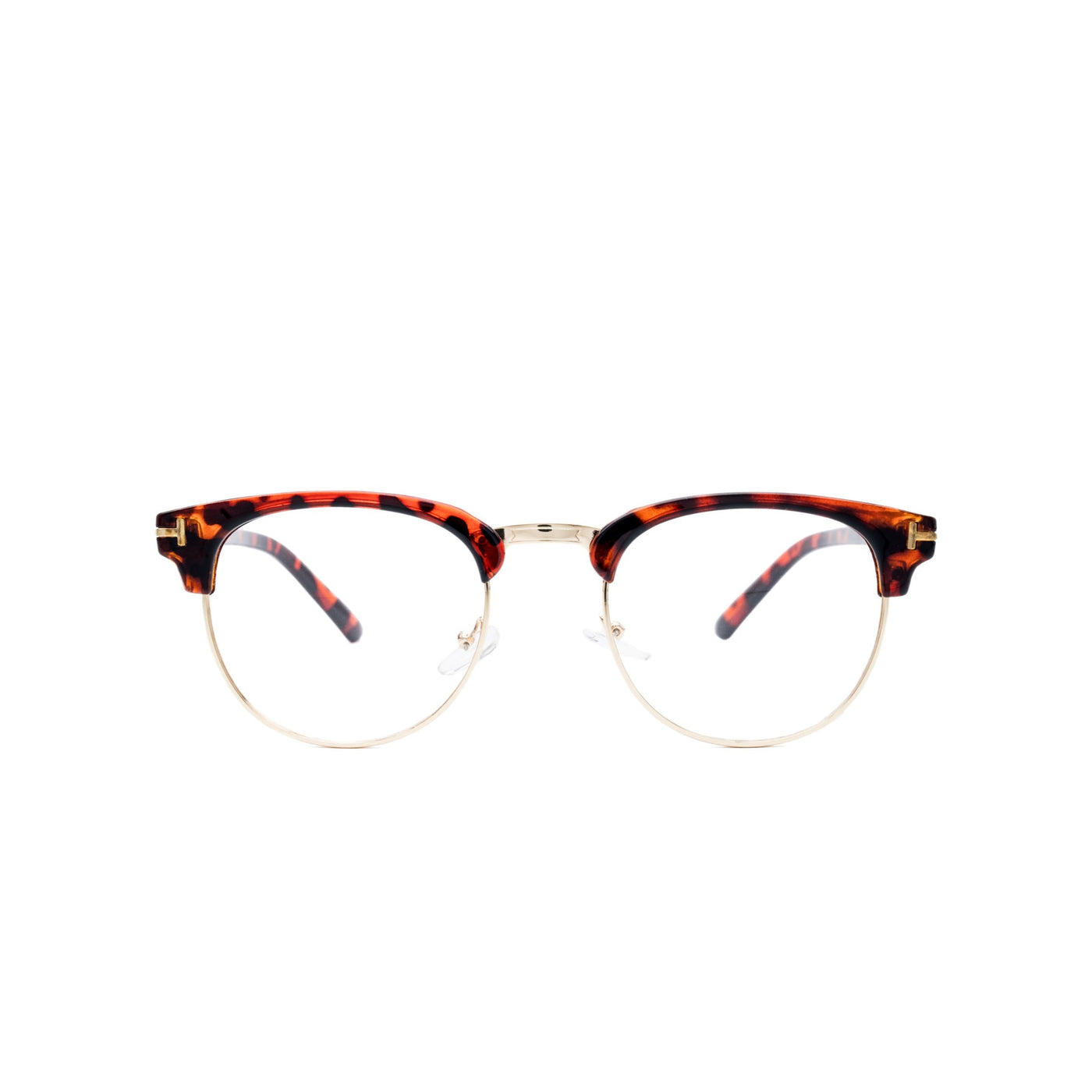 LadyBoss Scholars eyeglasses in Tortoise, front view