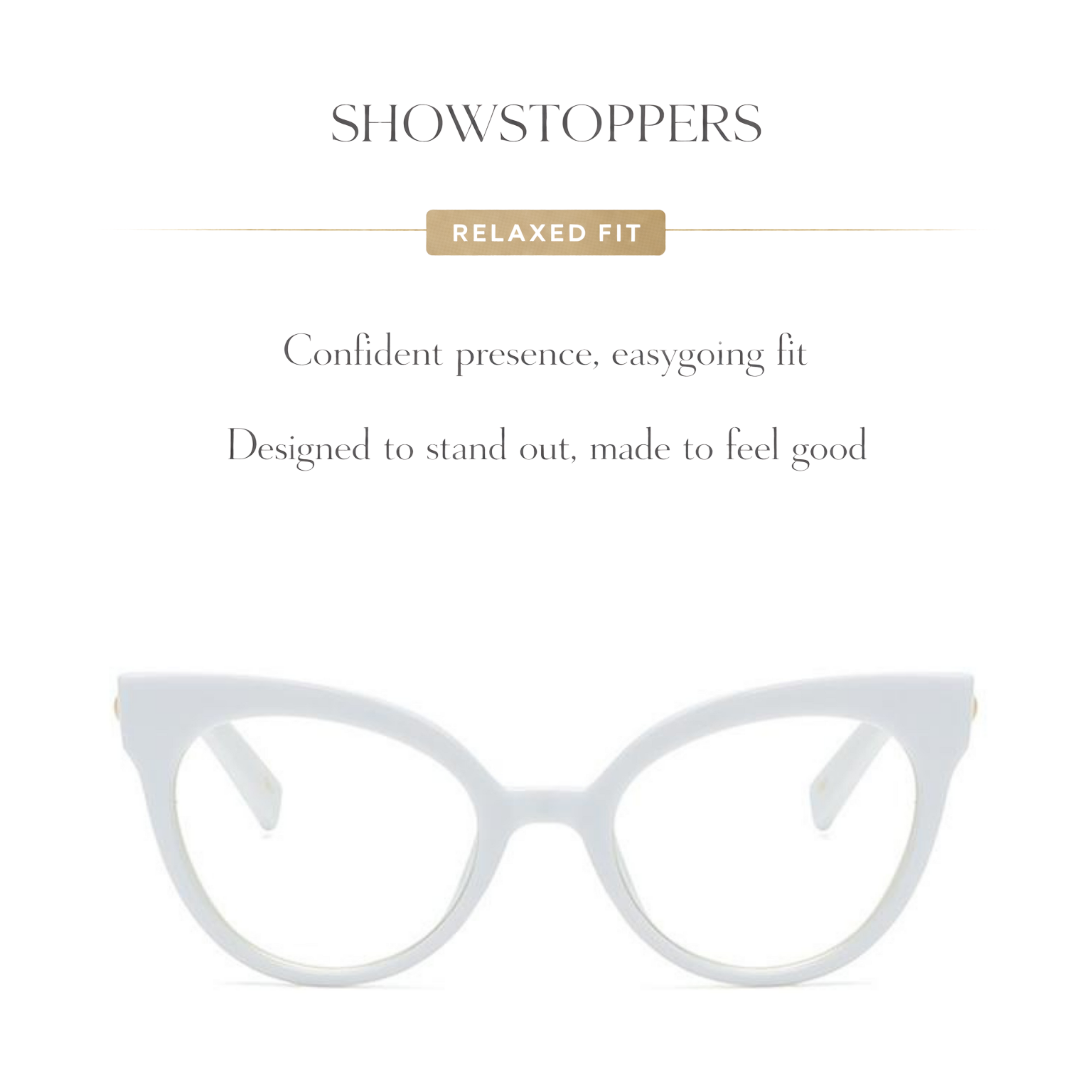 LadyBoss Showstoppers fit guide #frame color_white