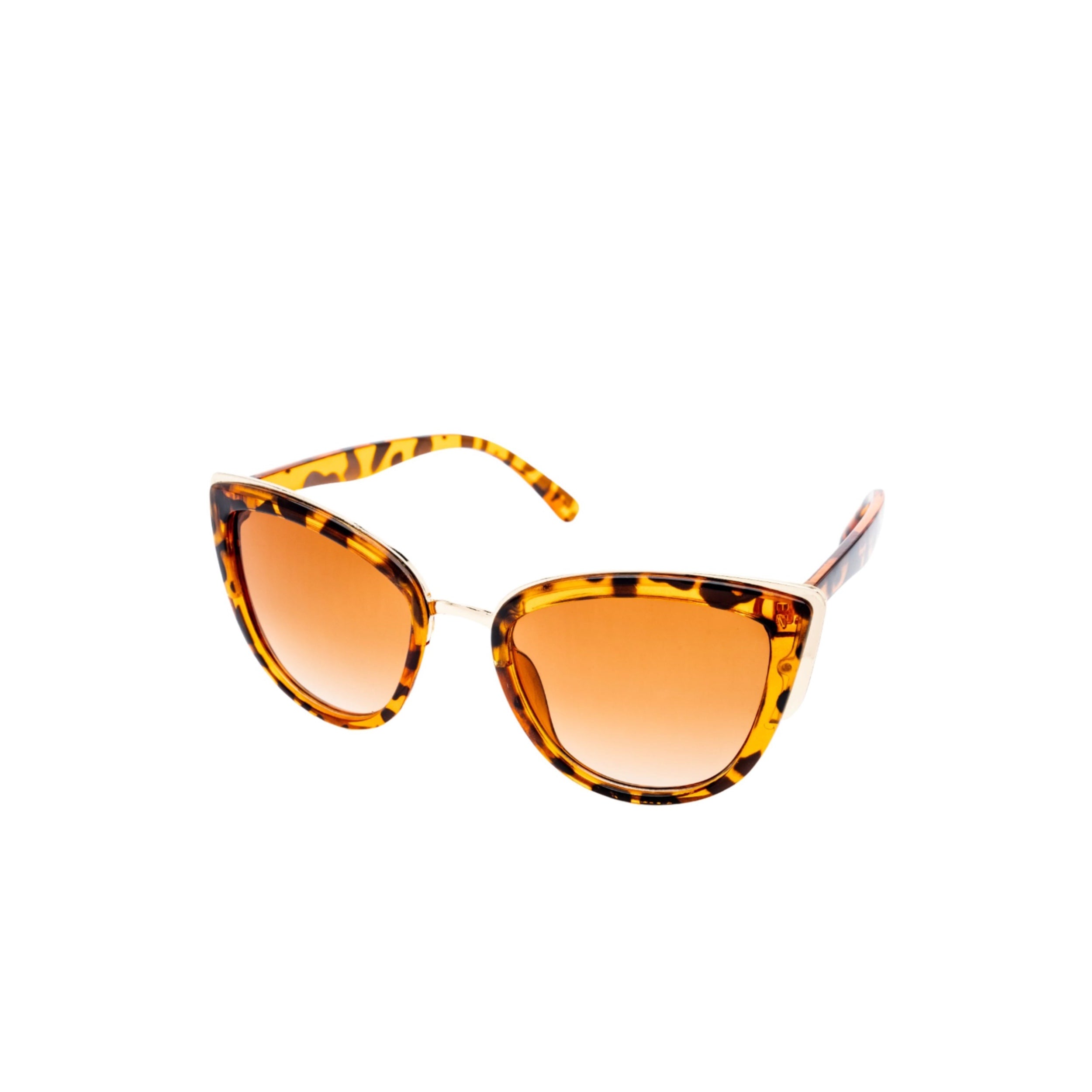 LadyBoss Contours sunglasses in Leopard, angled view #frame color_leopard