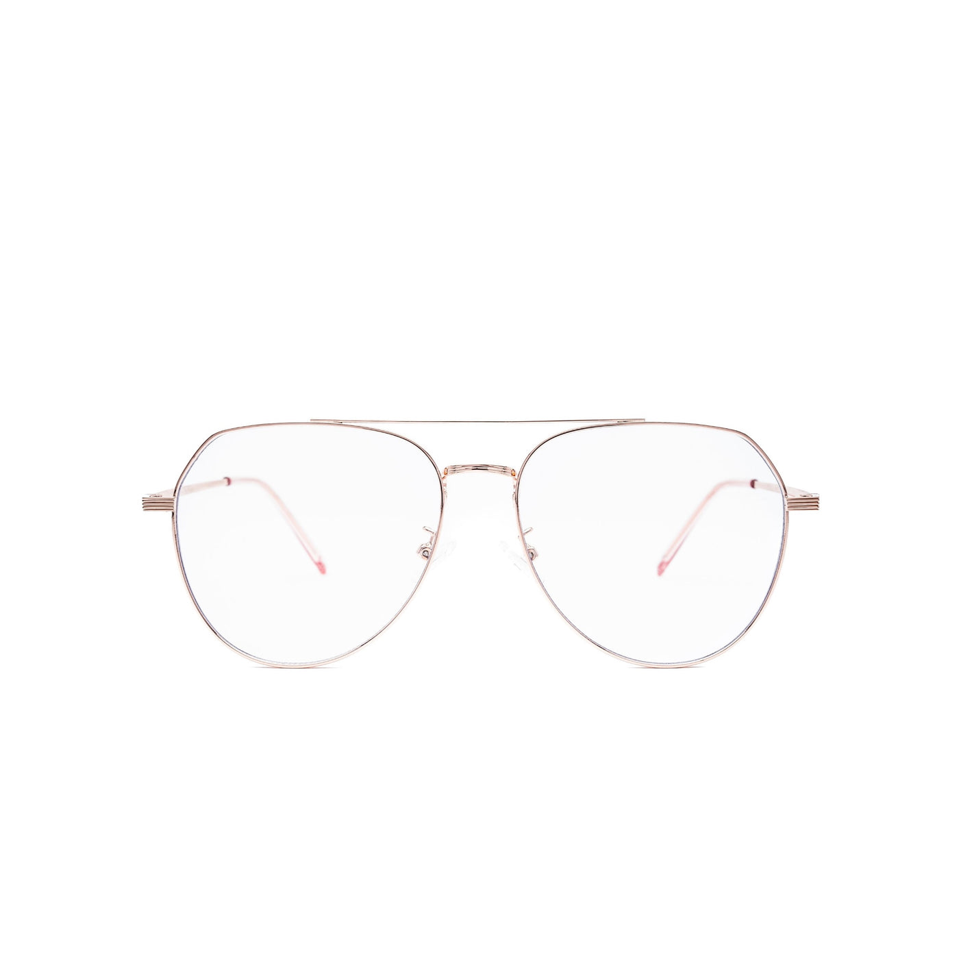 LadyBoss Evocatives eyeglasses in Rose Gold, front view