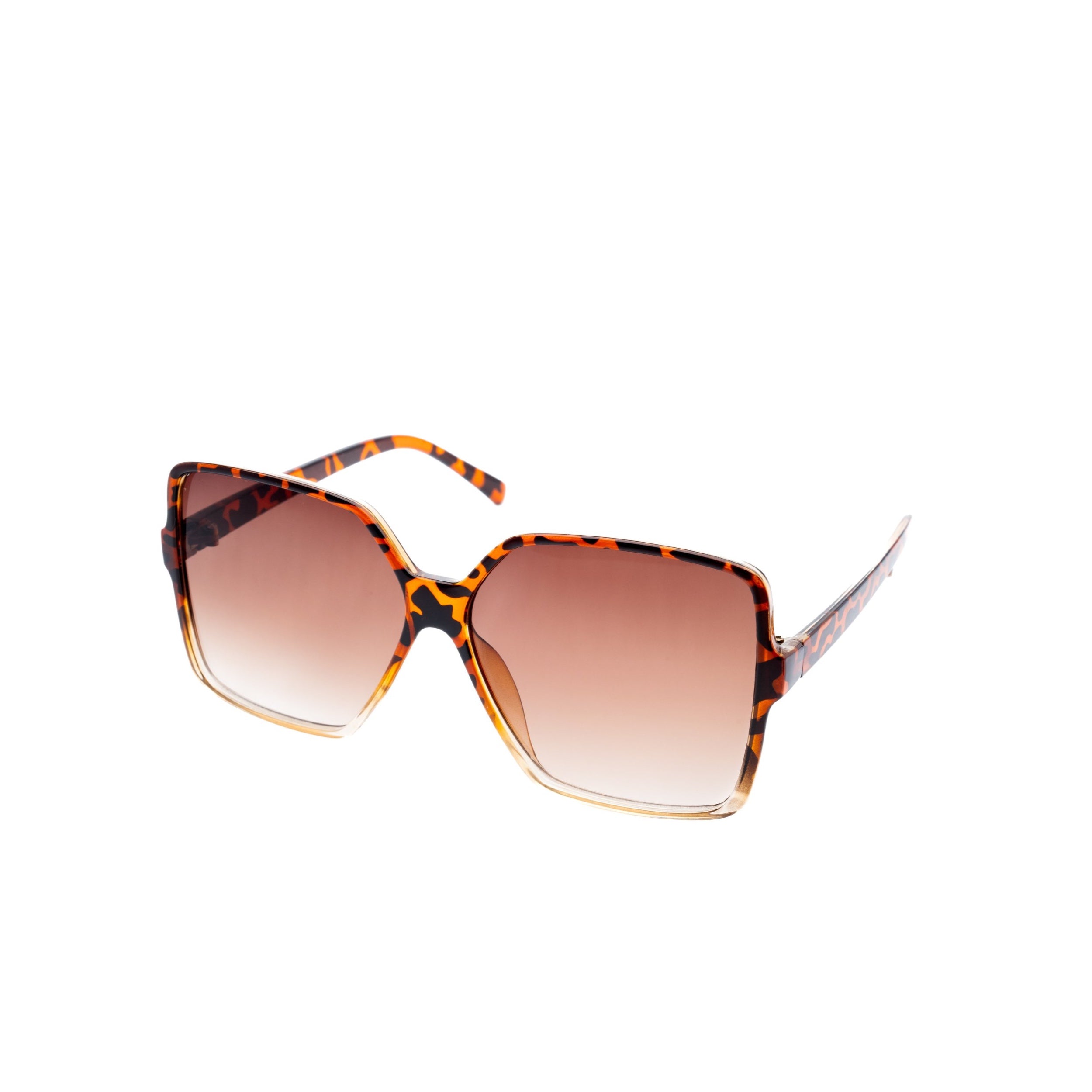 LadyBoss Glamours sunglasses in Leopard, angled view #frame color_leopard