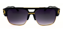 Load image into Gallery viewer, LUXURIANT™ SUNGLASSES - CAPITALS (Faded Black) - LadyBoss Glasses
