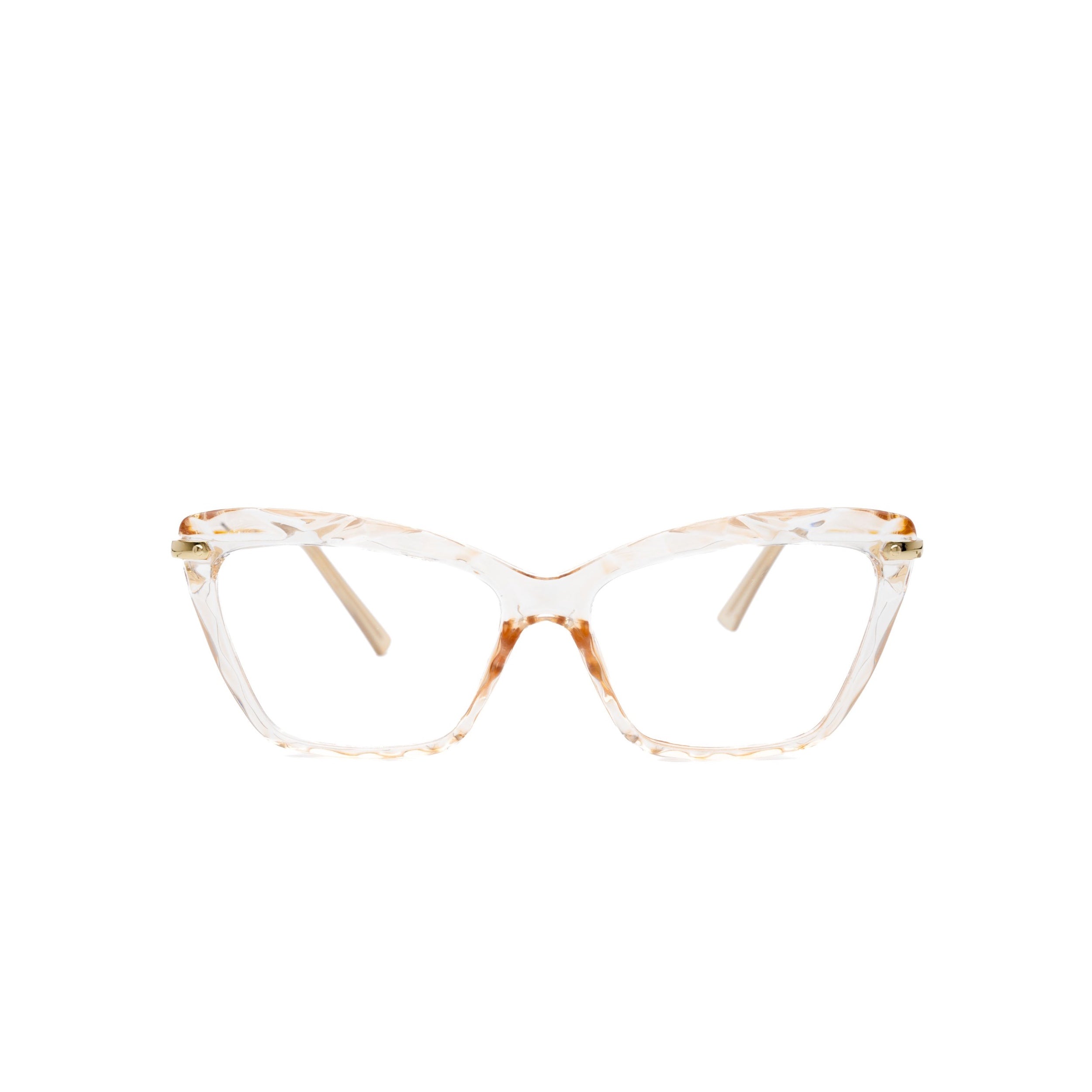 LadyBoss Savants eyeglasses in Champagne, front view #frame color_champagne