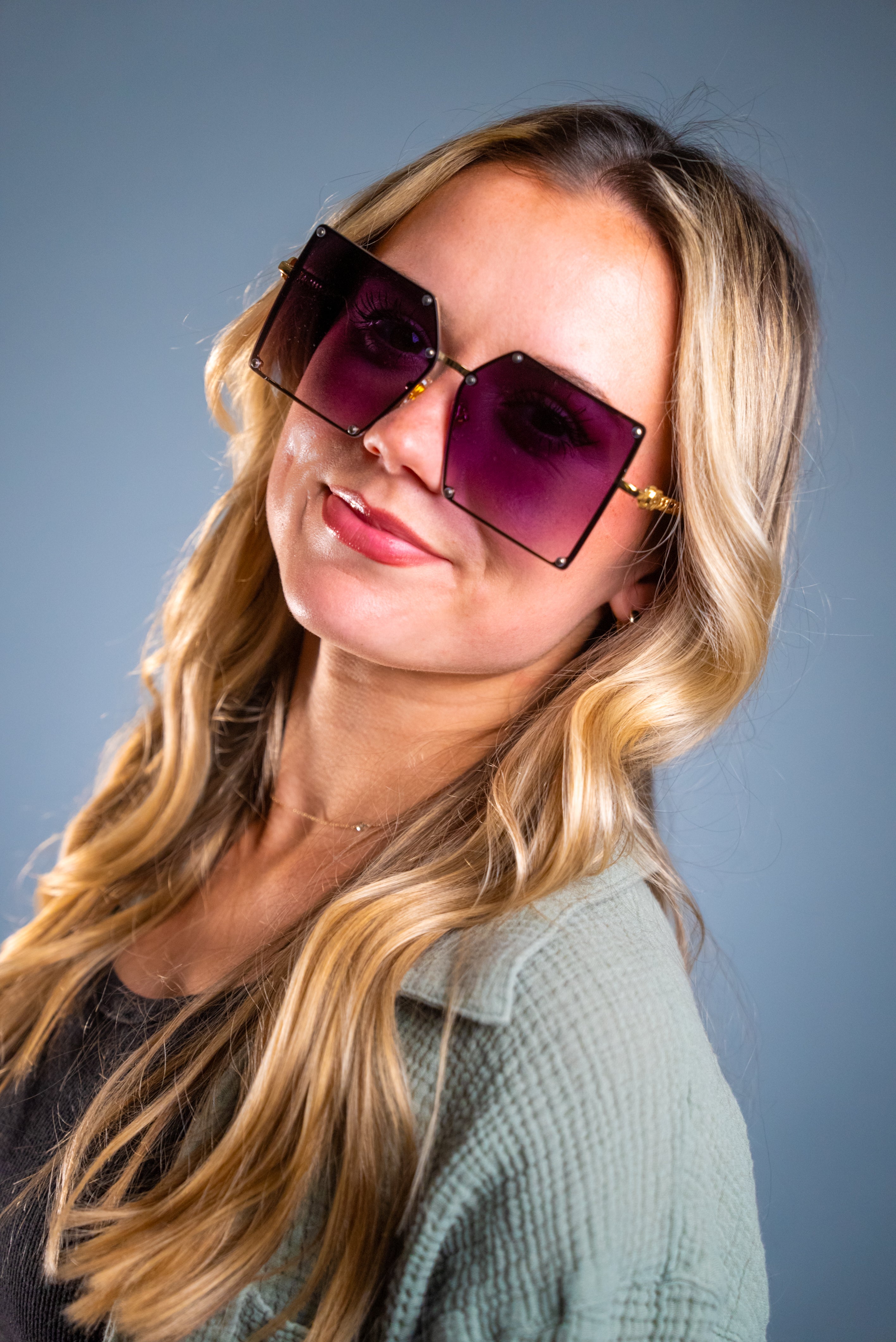 LADYBOSS SUNGLASSES - ELEVATIONS (Violet) - LadyBoss Glasses