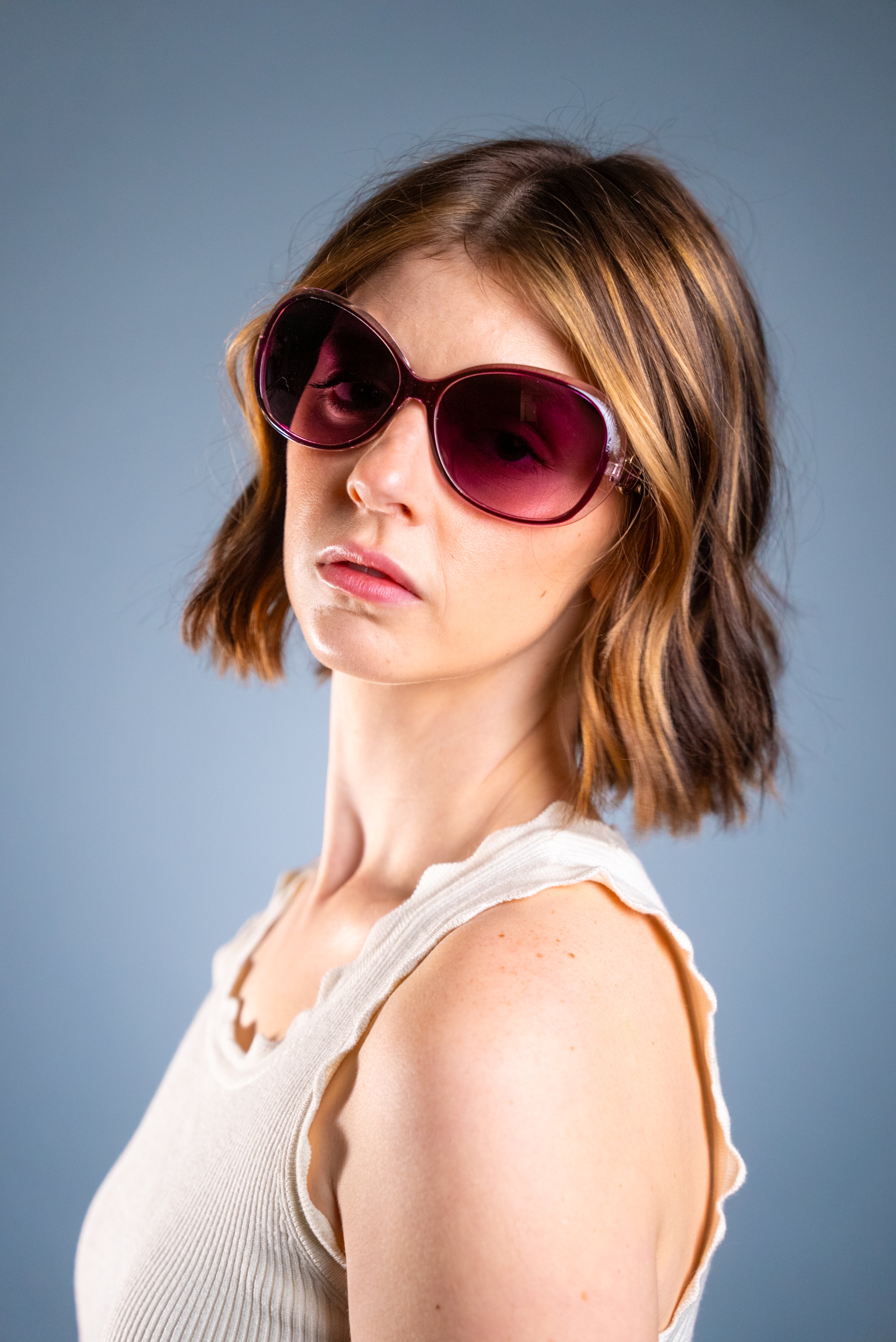 LADYBOSS SUNGLASSES - SPECTACLES (Violet)