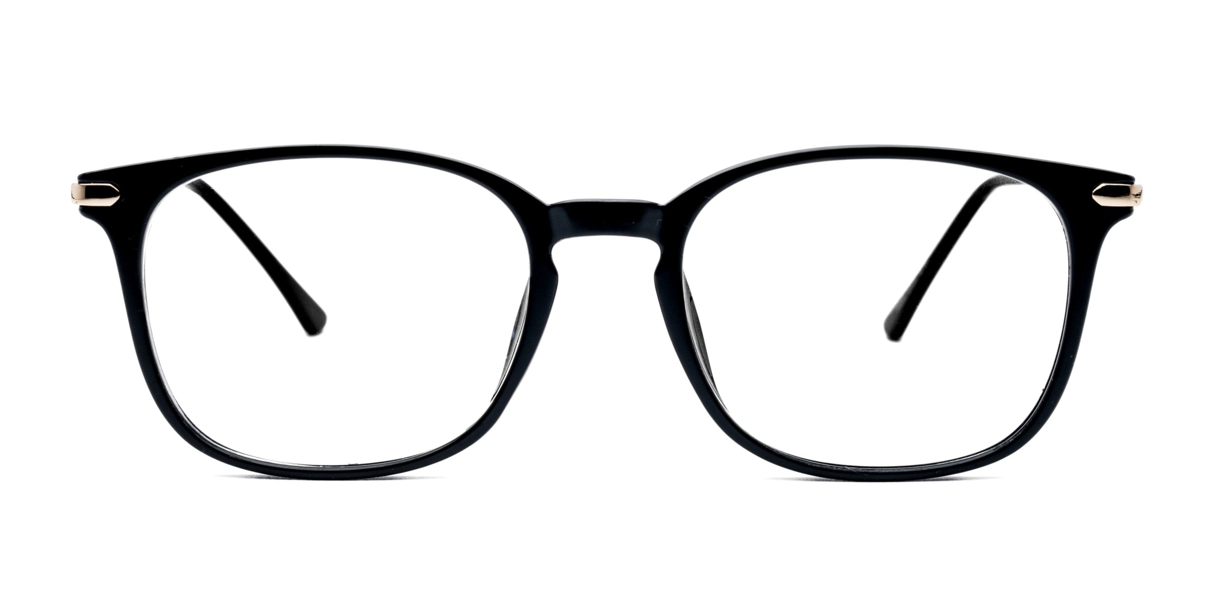#frame color_glossy black & gold metal