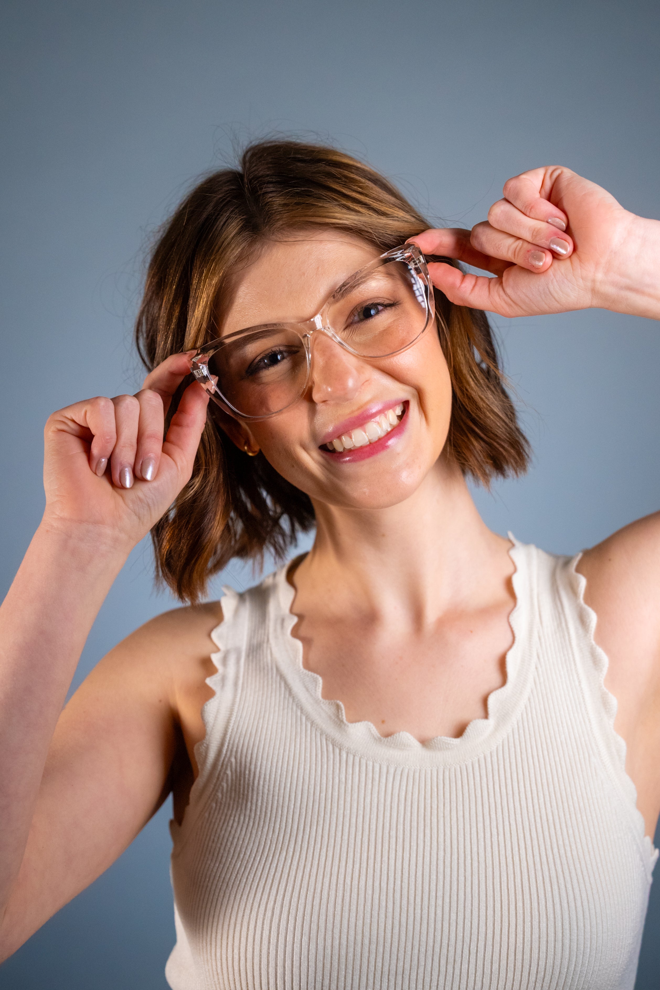 LADYBOSS ALLORAS - Clear (New) - LadyBoss Glasses