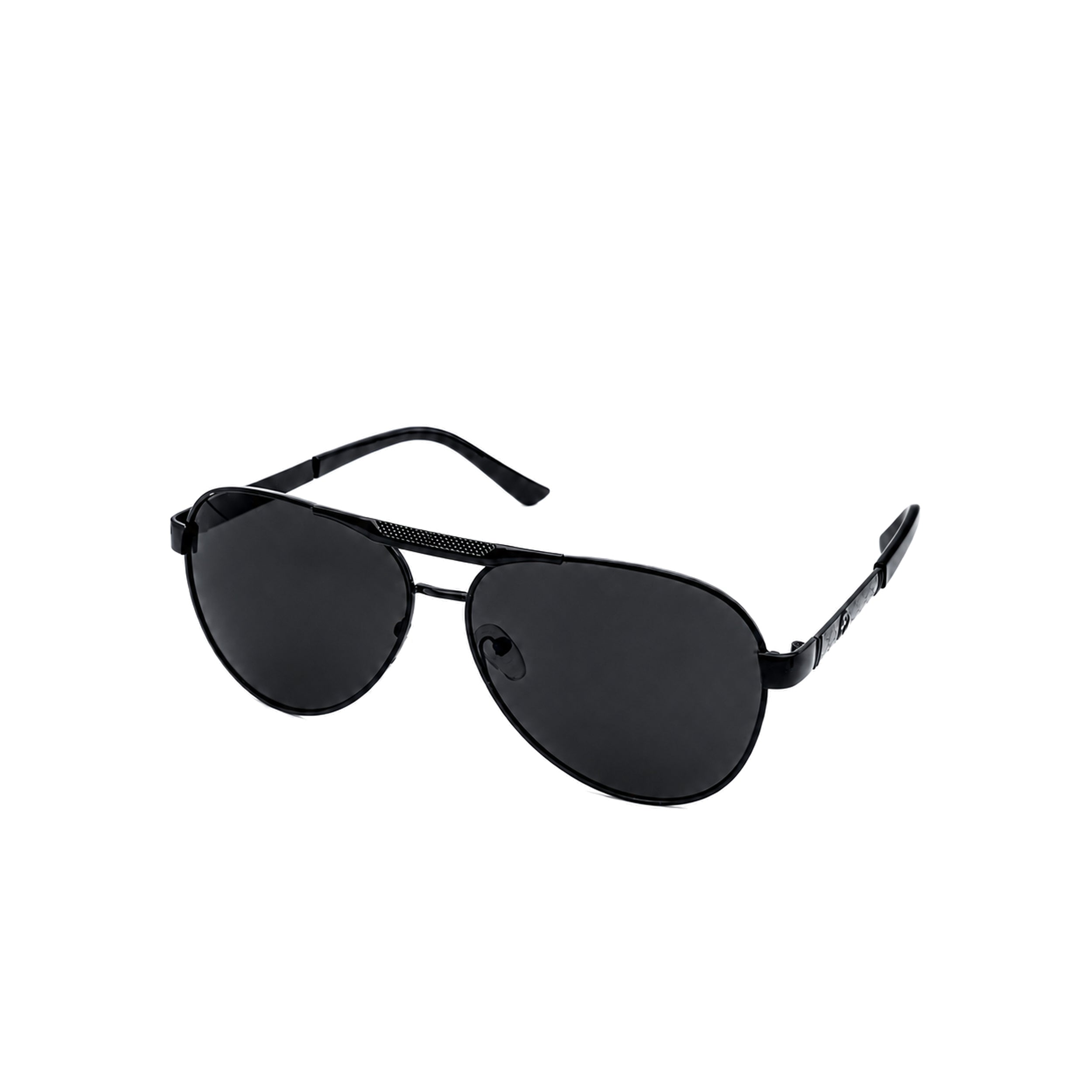 LadyBoss Aviators sunglasses in Black, angled view