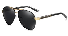 Load image into Gallery viewer, LUXURIANT™ SUNGLASSES - CLASSICS (Black &amp; Gold) - LadyBoss Glasses

