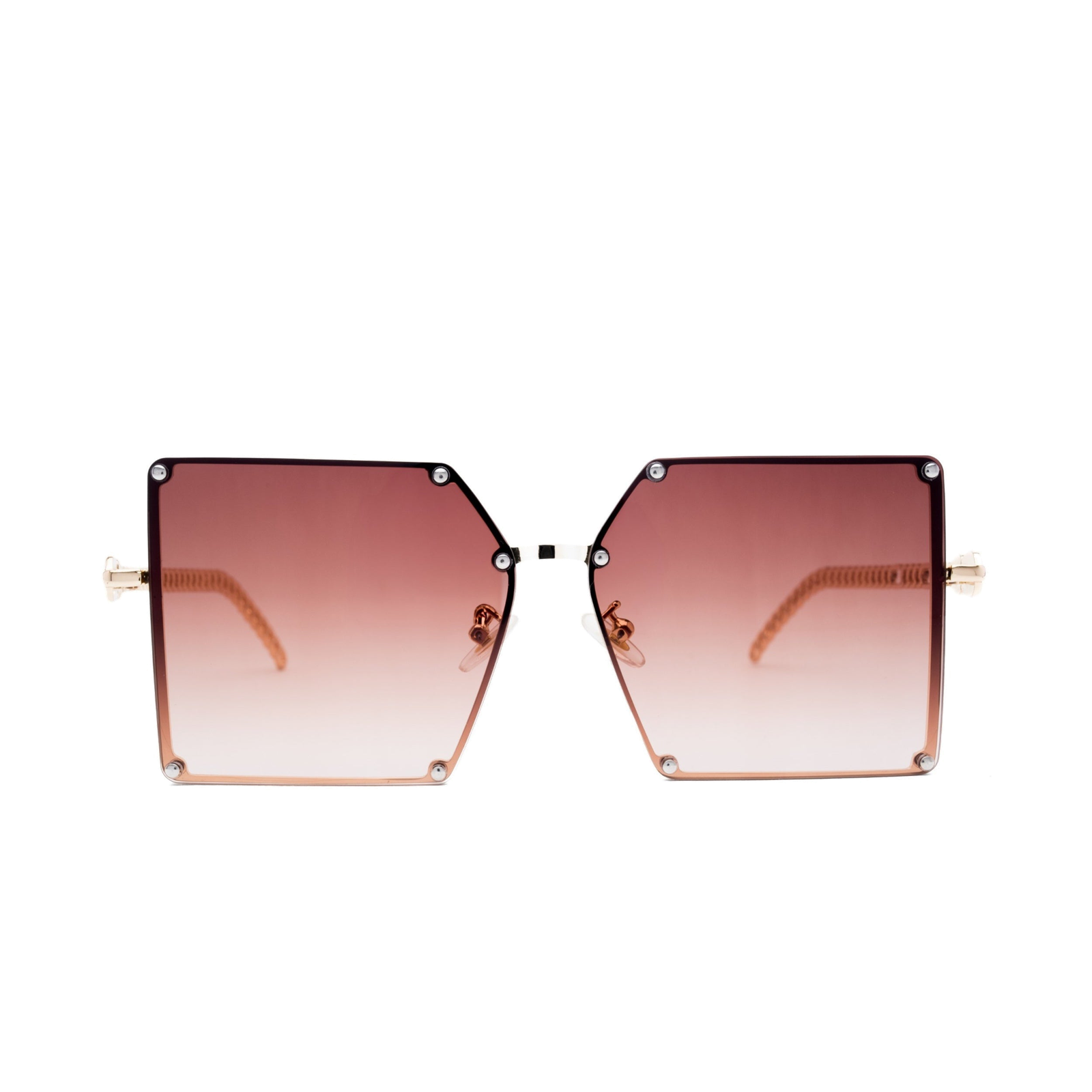 LadyBoss Elevations sunglasses in Amber, front view #frame color_amber