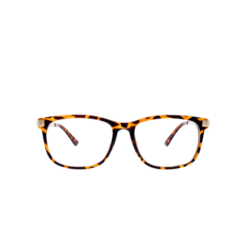 LadyBoss Dimensions eyeglasses in Leopard, front view