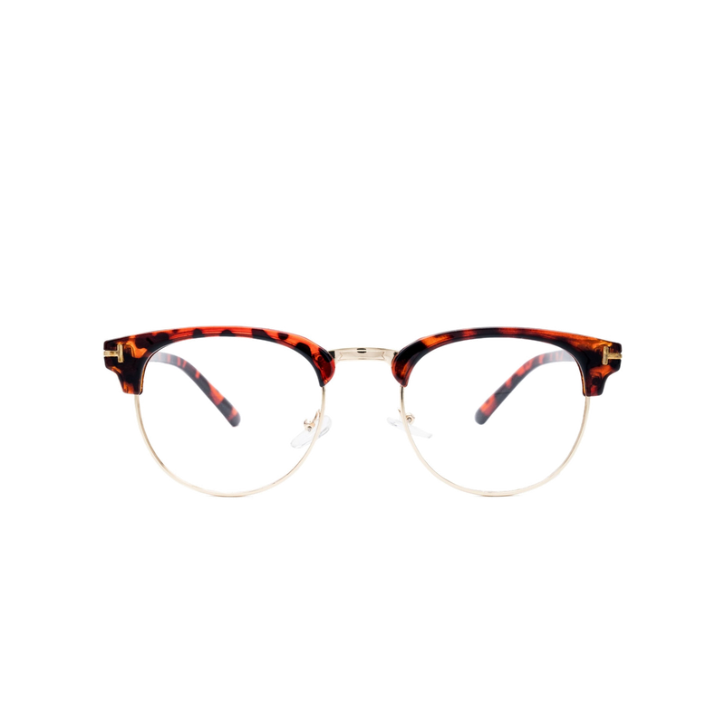 LadyBoss Scholars eyeglasses in Tortoise, front view