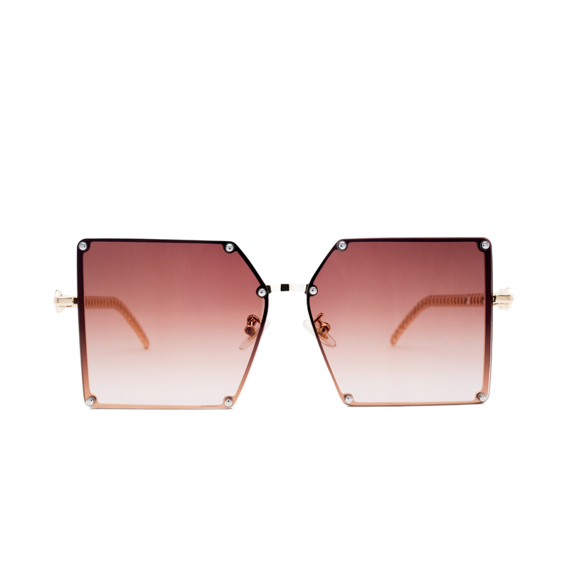LadyBoss Elevations sunglasses in Amber, front view