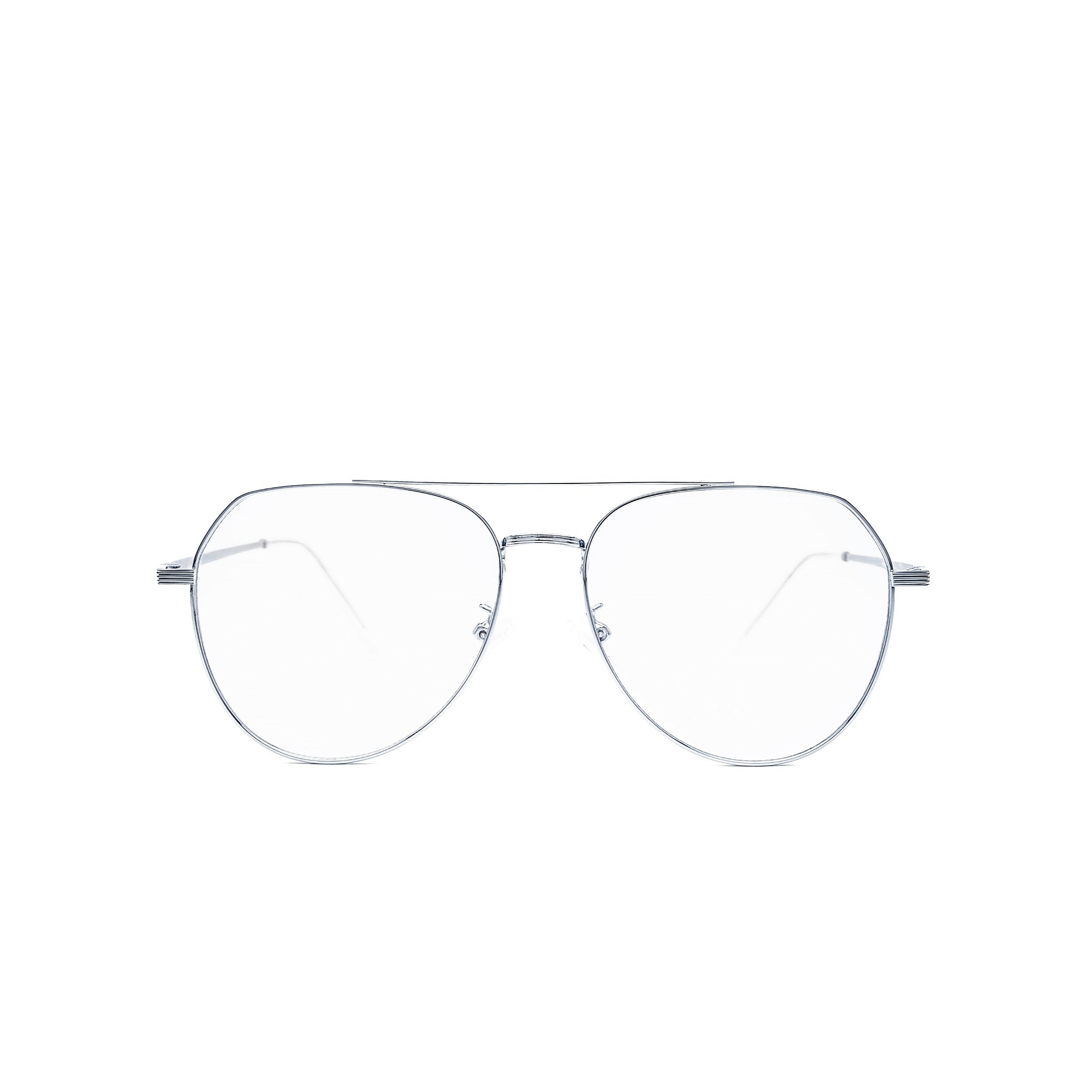 LadyBoss Evocatives eyeglasses in Silver, front view