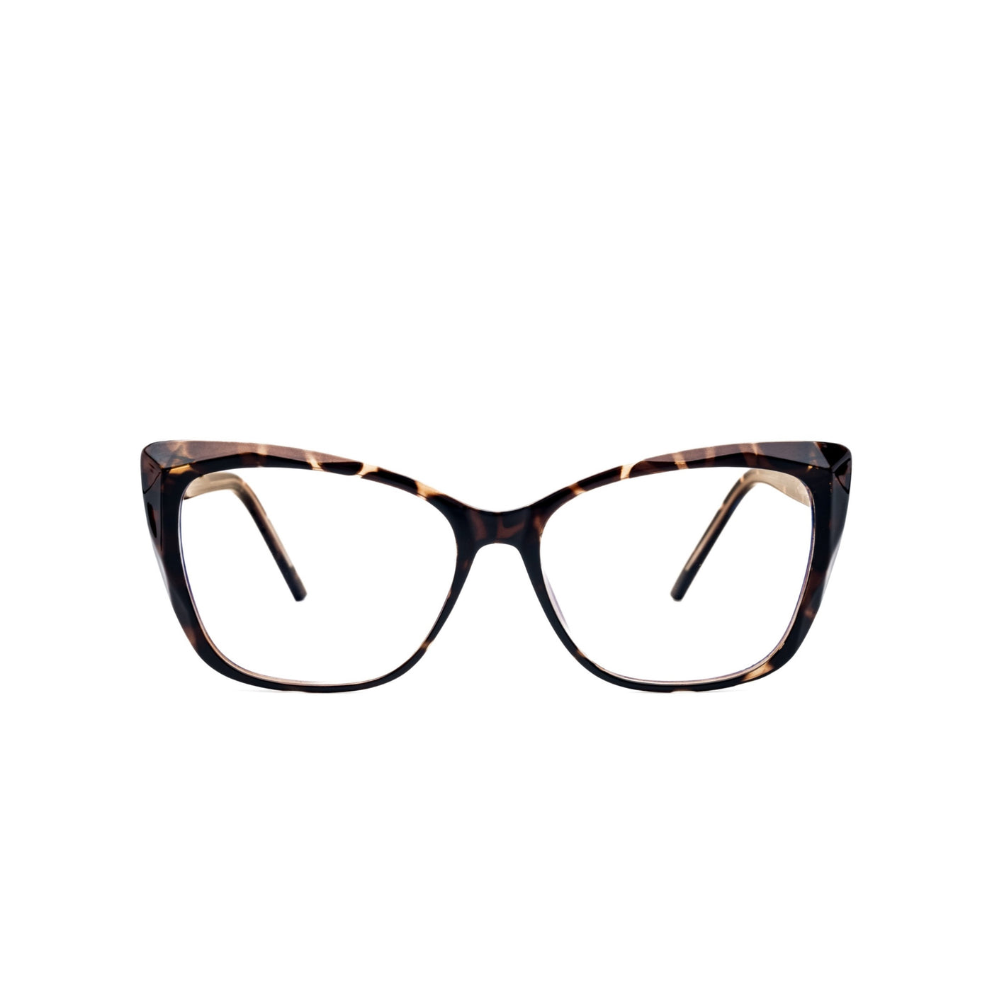 LadyBoss Alloras eyeglasses in Tortoise, front view