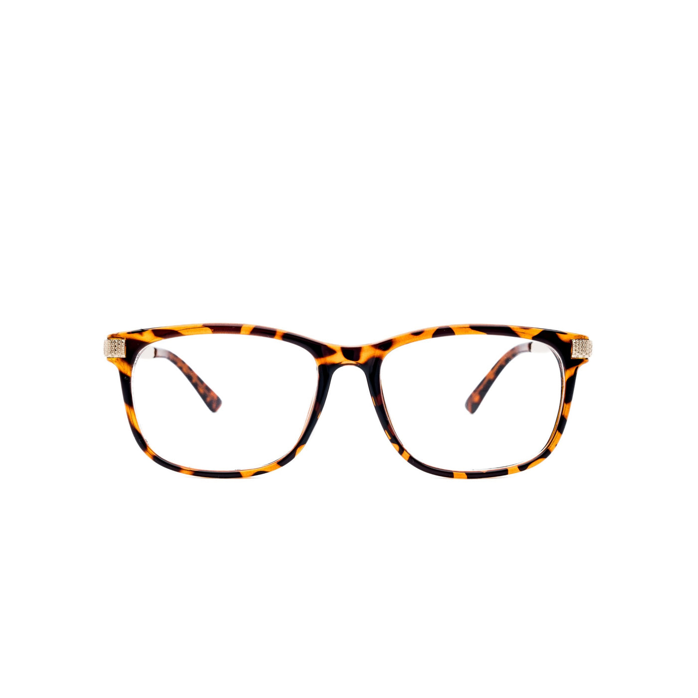 LadyBoss Dimensions eyeglasses in Leopard, front view