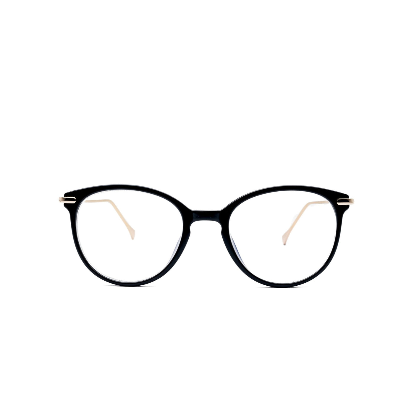 LadyBoss Icons eyeglasses in Black, front view