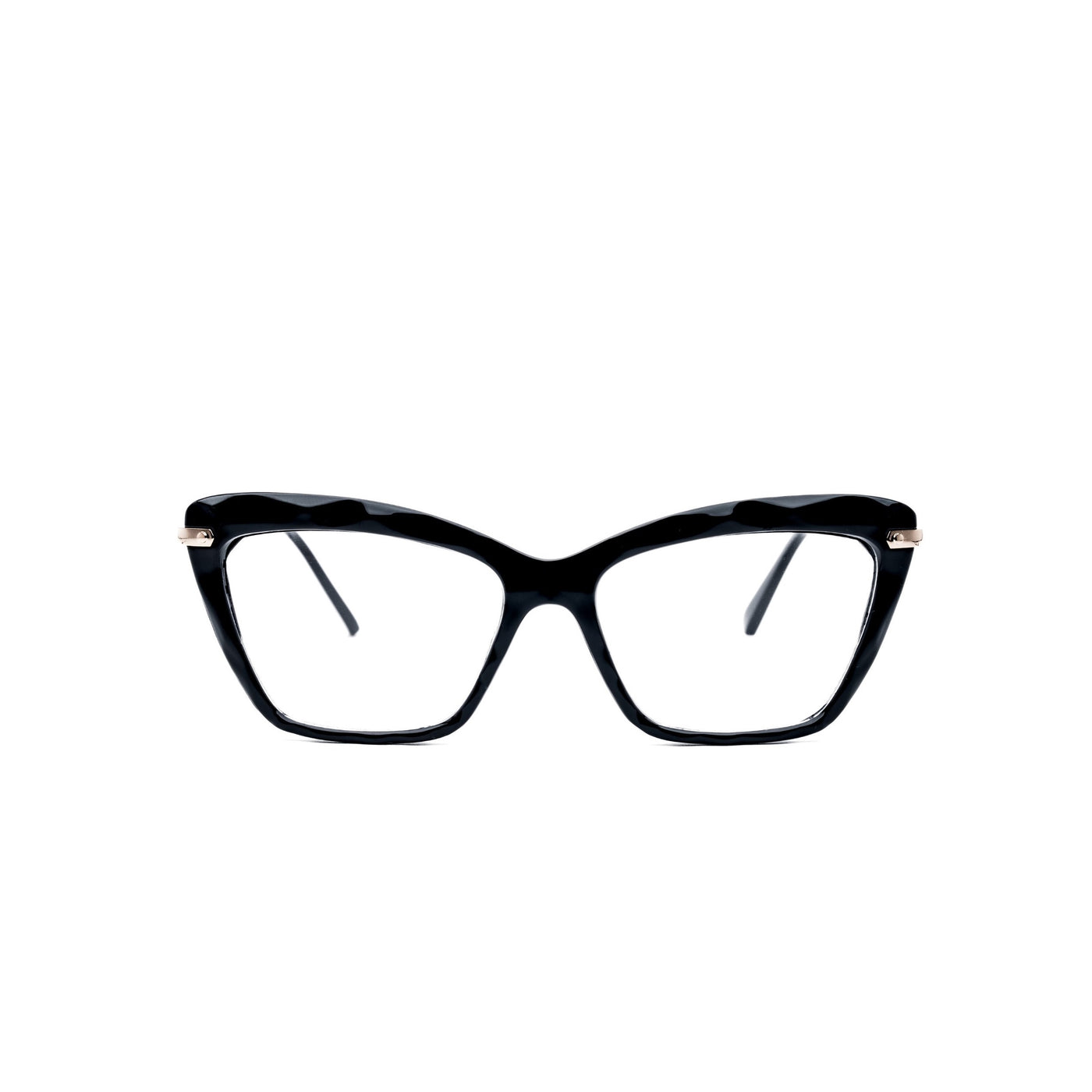 LadyBoss Savants eyeglasses in Black, front view