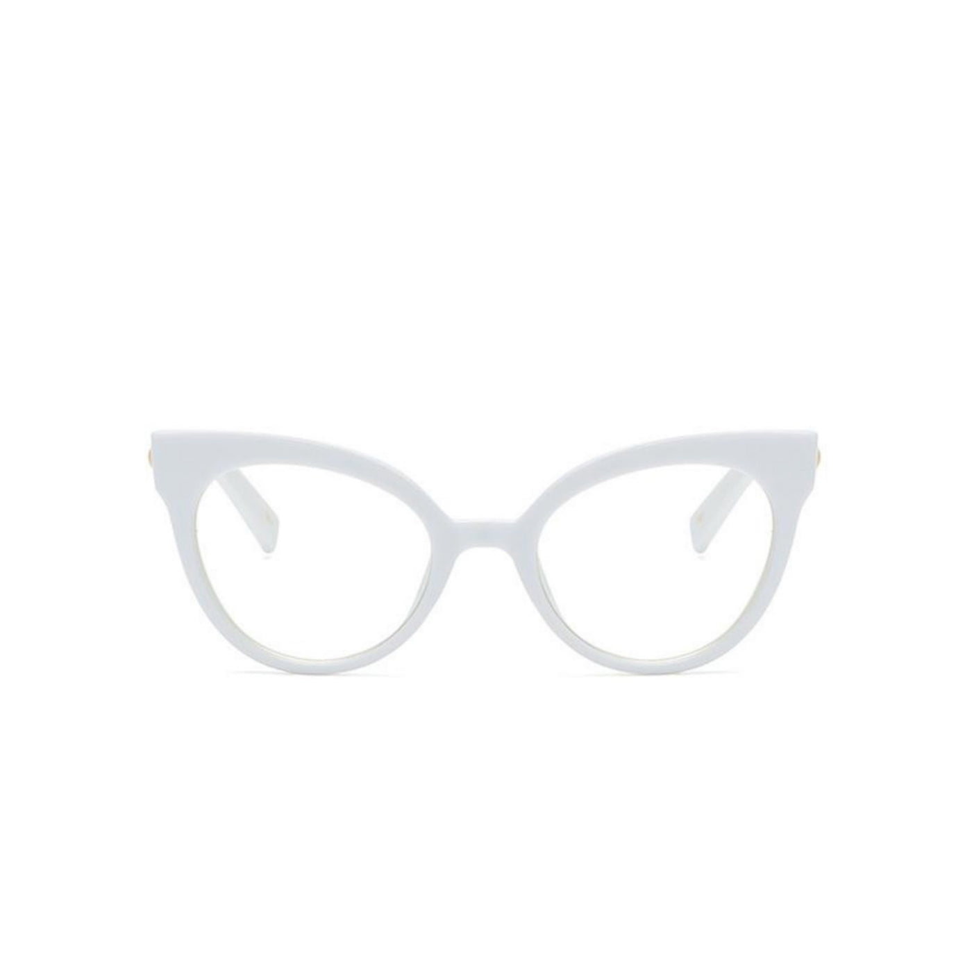 LadyBoss Showstoppers eyeglasses in White, front view
