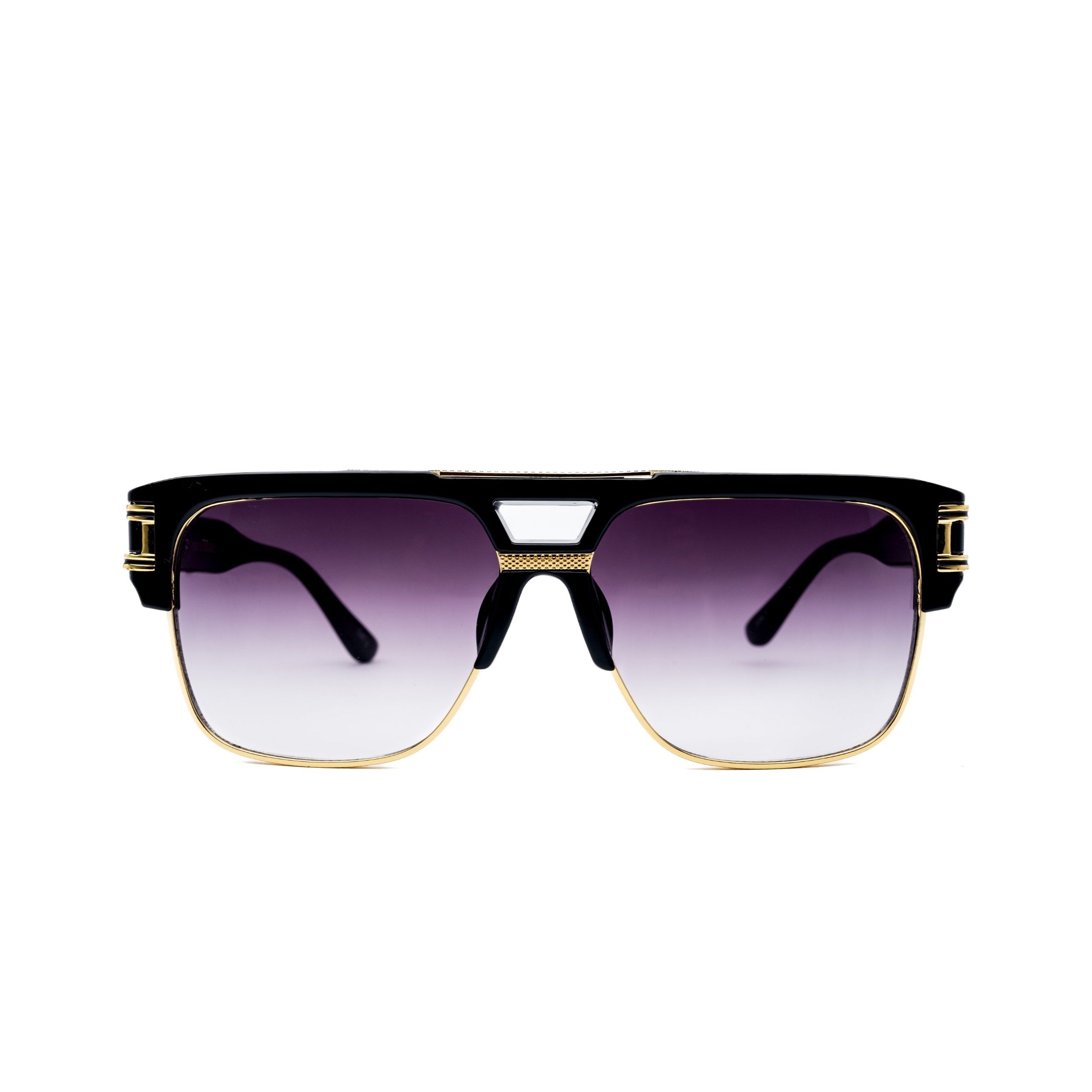 LadyBoss Capitals sunglasses in Faded Black, front view #frame color_faded black