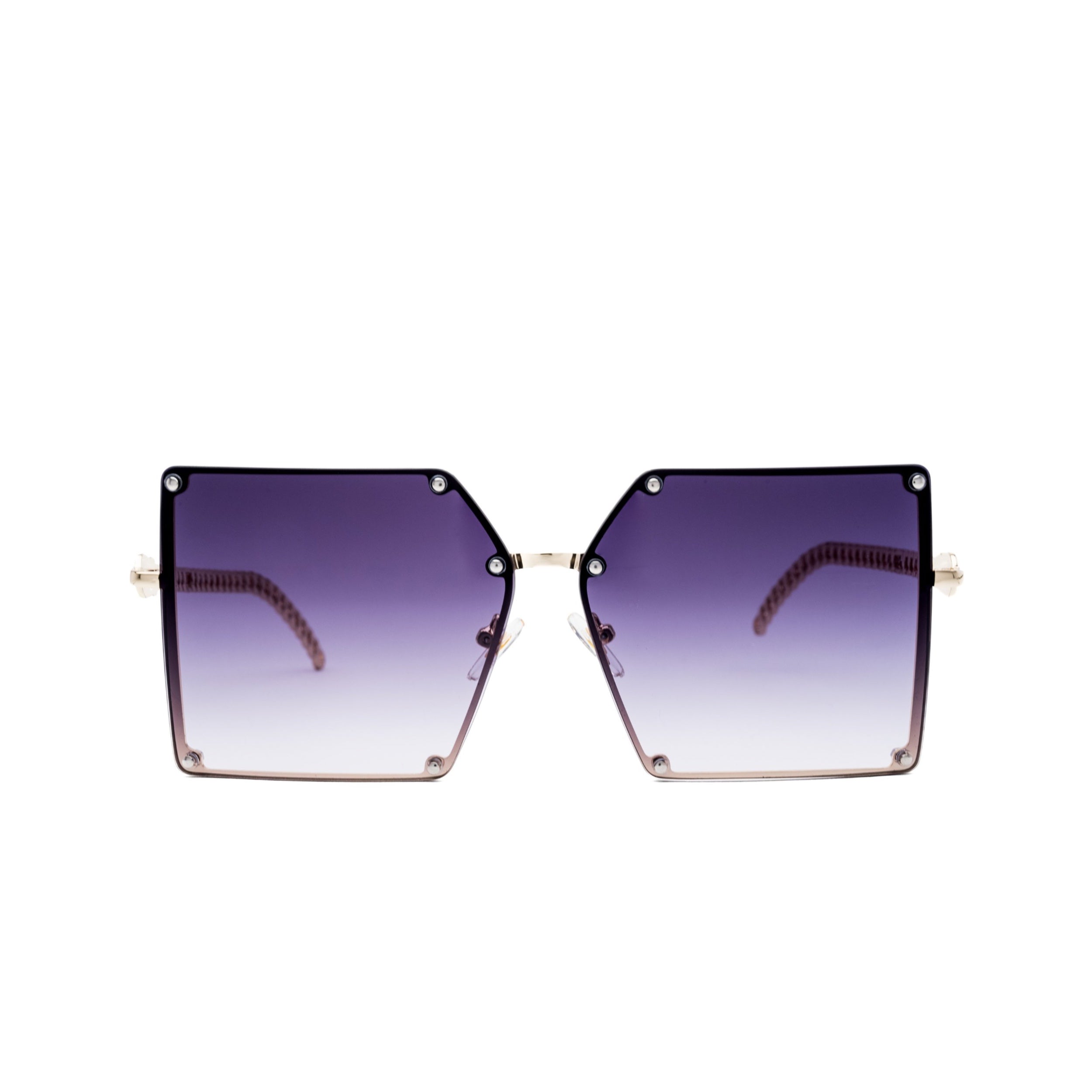 LadyBoss Elevations sunglasses in Violet, front view #frame color_violet