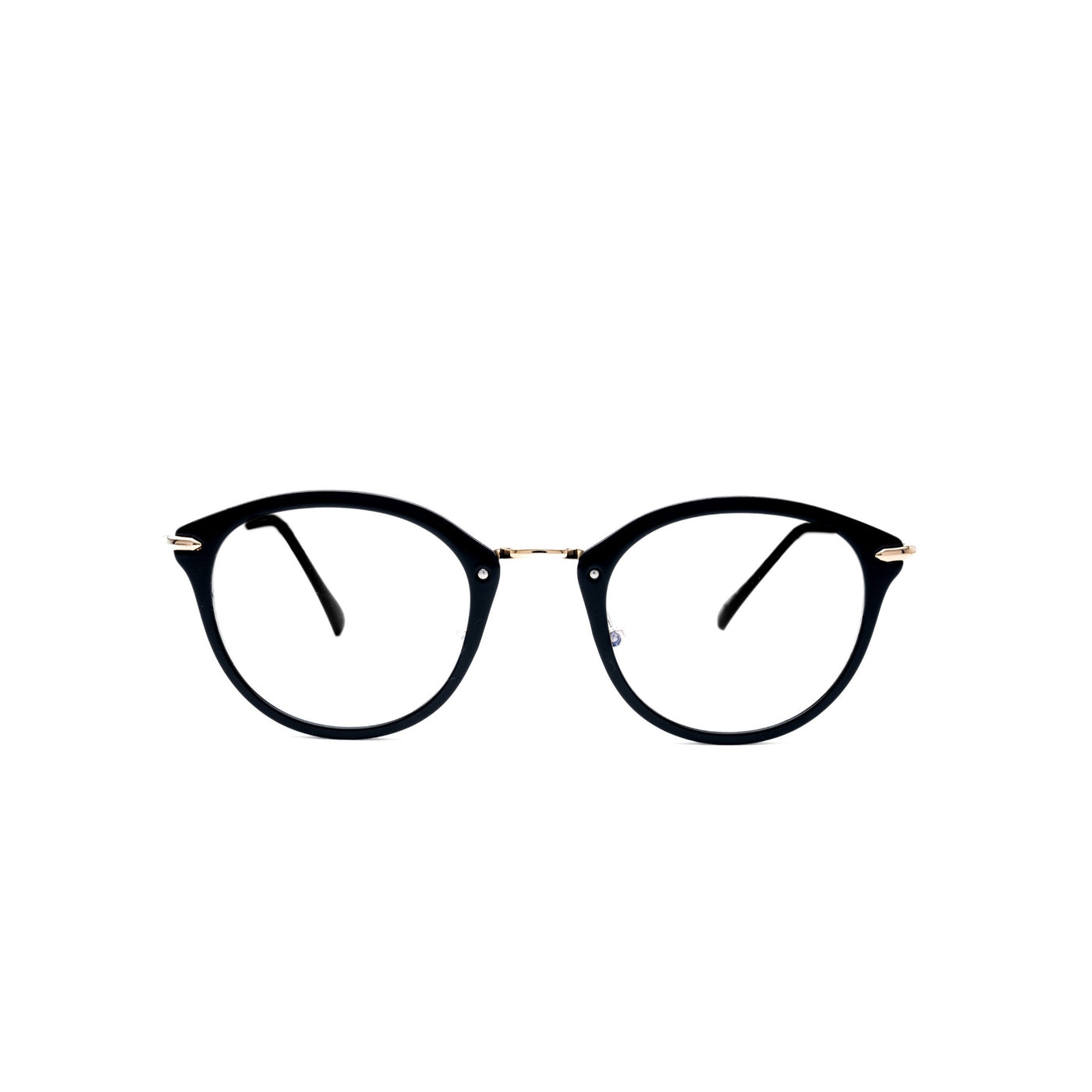 LadyBoss Visionaries eyeglasses in Black, front view
