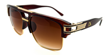 Load image into Gallery viewer, LUXURIANT™ SUNGLASSES - CAPITALS (Burgundy)
