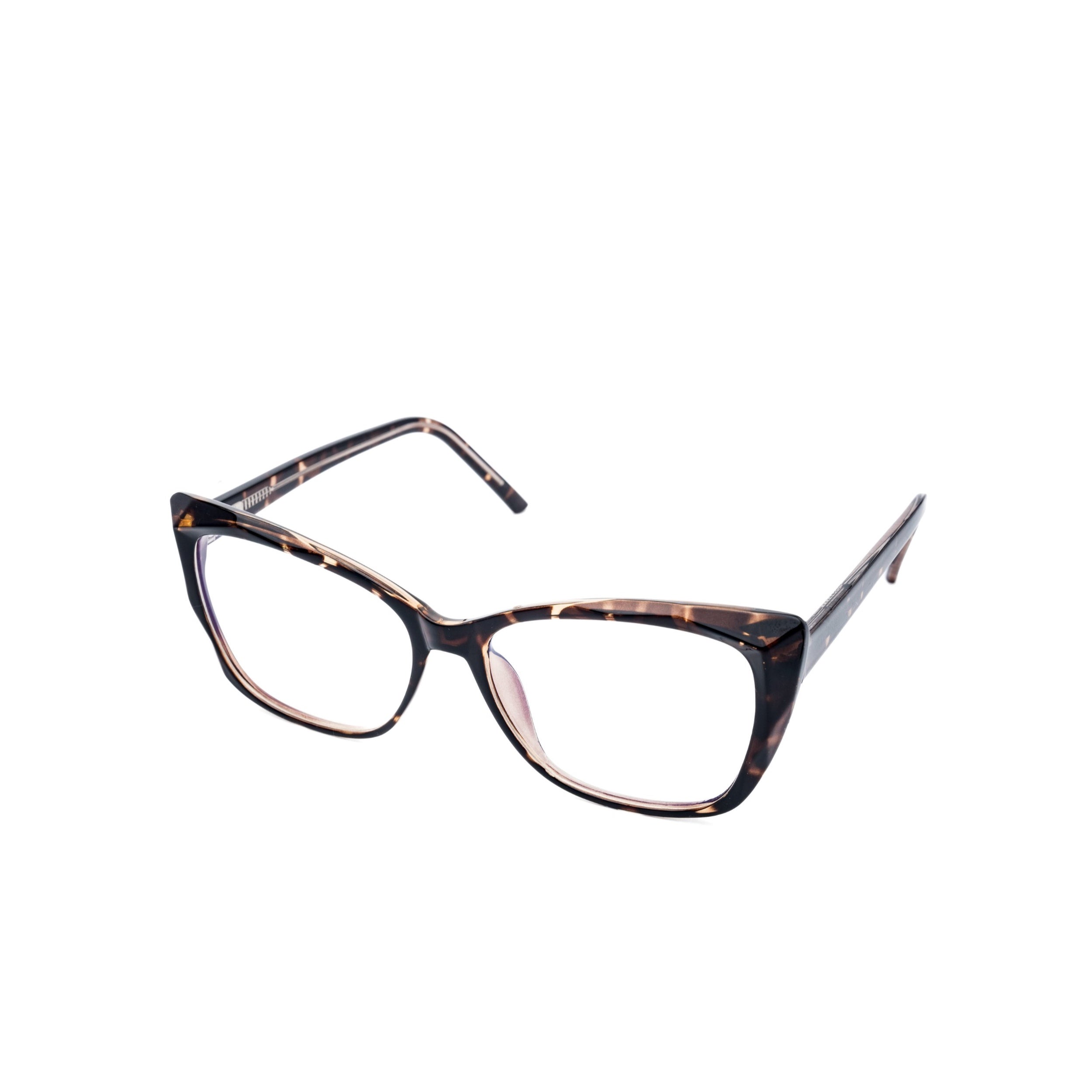 LadyBoss Alloras eyeglasses in Tortoise, angled view #frame color_tortoise