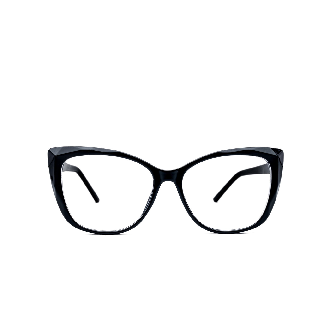 LadyBoss Alloras eyeglasses in Black, front view