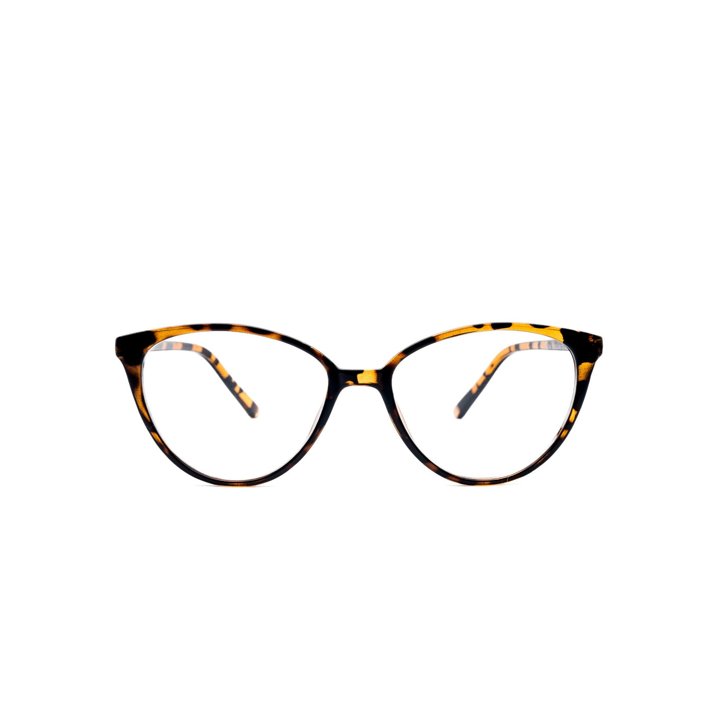 LadyBoss Bombshells eyeglasses in Leopard, front view