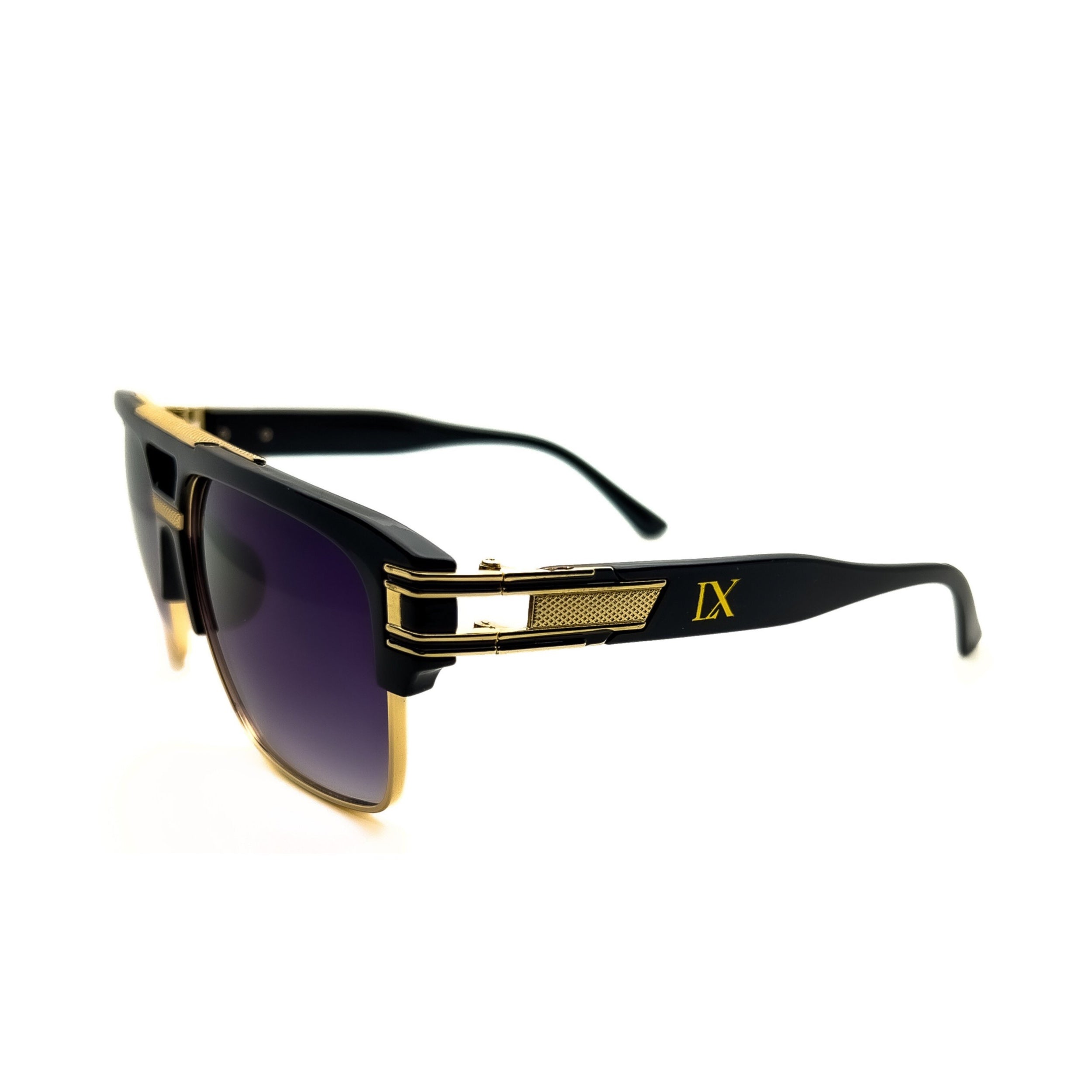 LadyBoss Capitals sunglasses in Faded Black, wide angled view #frame color_faded black