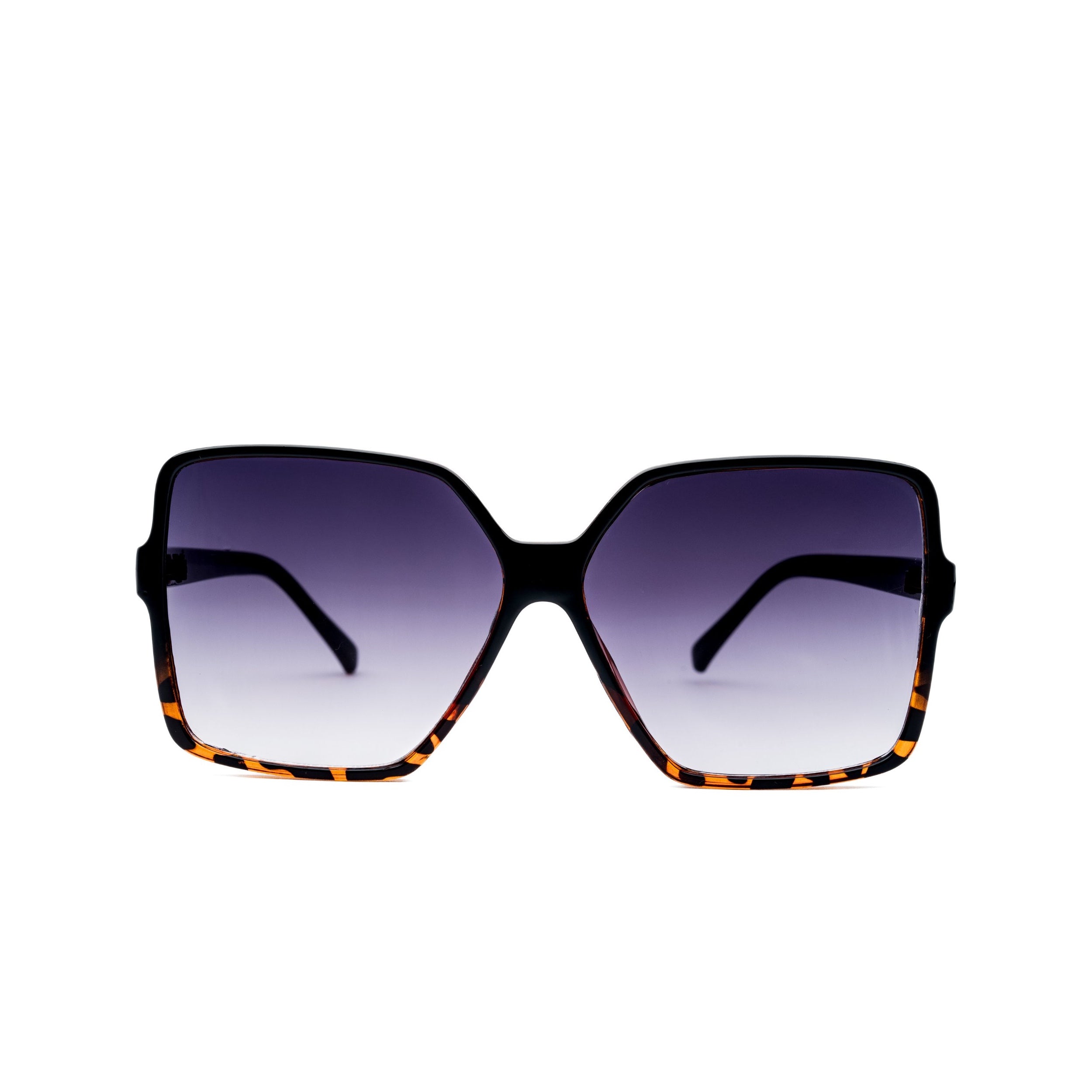 LadyBoss Glamours sunglasses in Tortoise, front view #frame color_tortoise