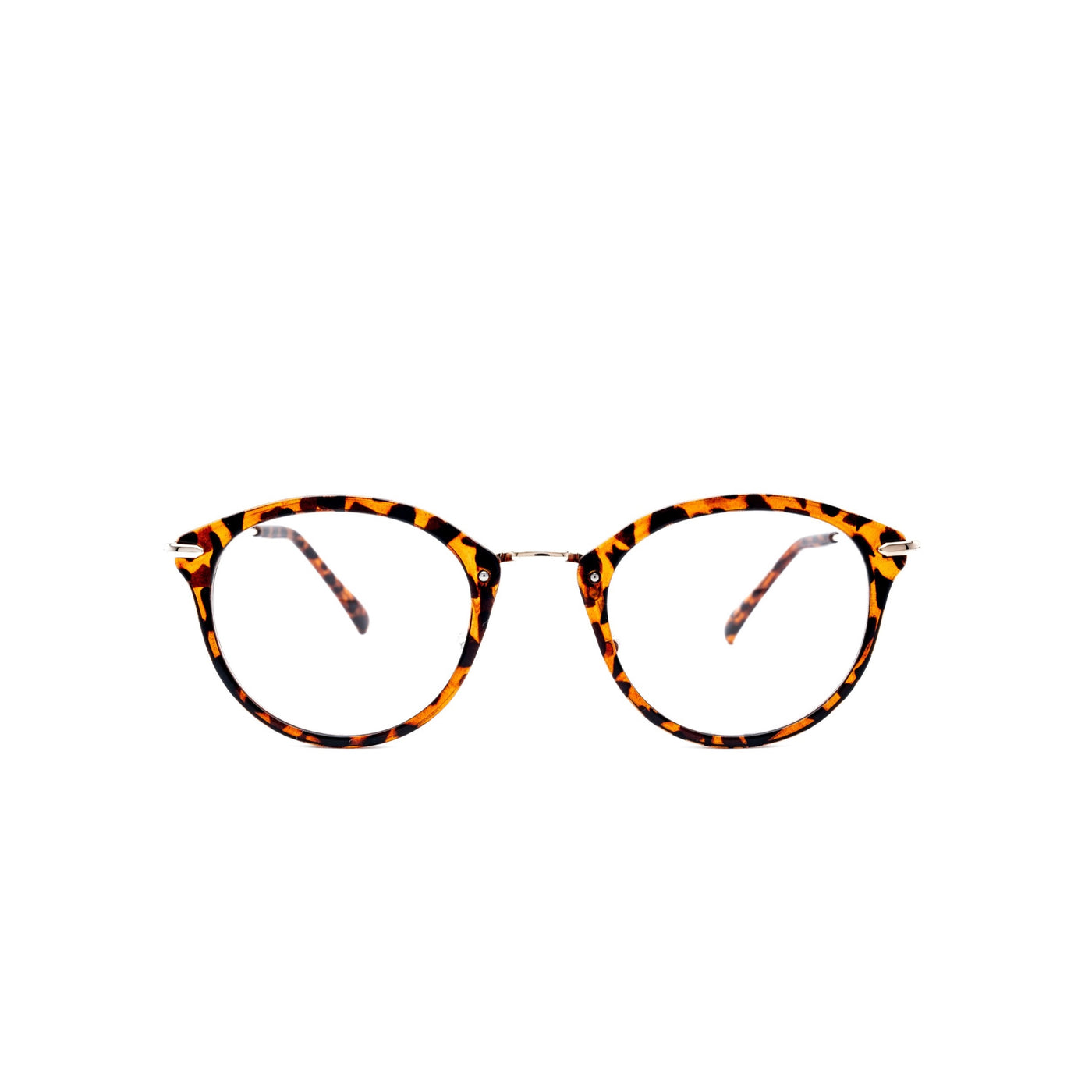 LadyBoss Visionaries eyeglasses in Leopard, front view