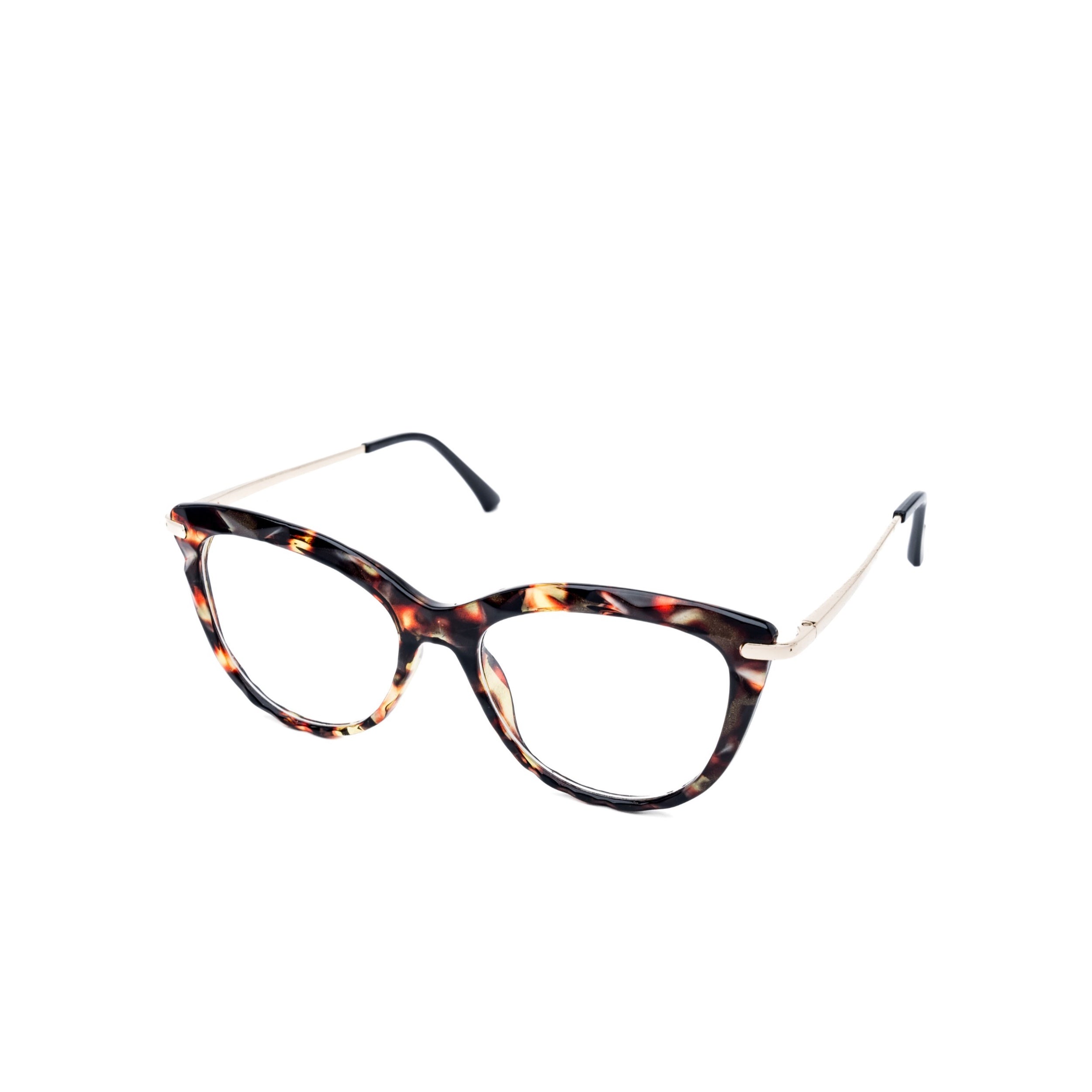 LadyBoss Magniques eyeglasses in Tortoise, angled view #frame color_tortoise
