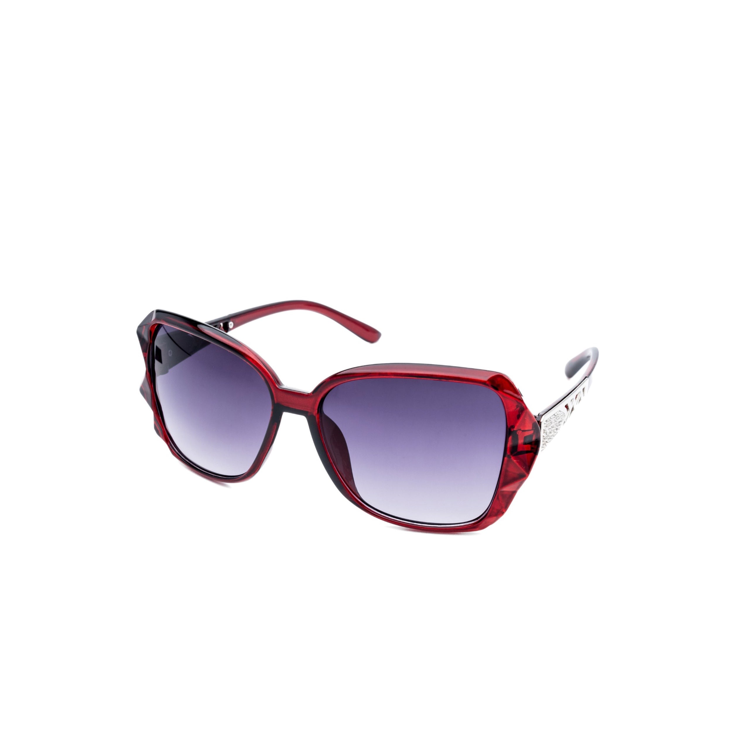 LadyBoss Mavens sunglasses in Rose, angled view #frame color_rose