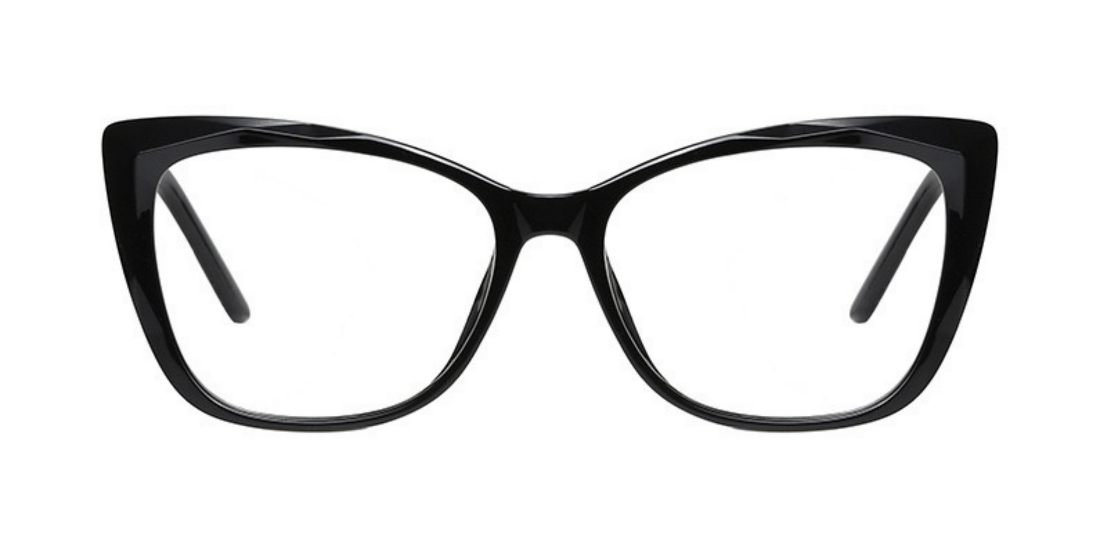 LadyBoss Alloras (Glossy Black) - Women's Anti-Blue Light Glasses
