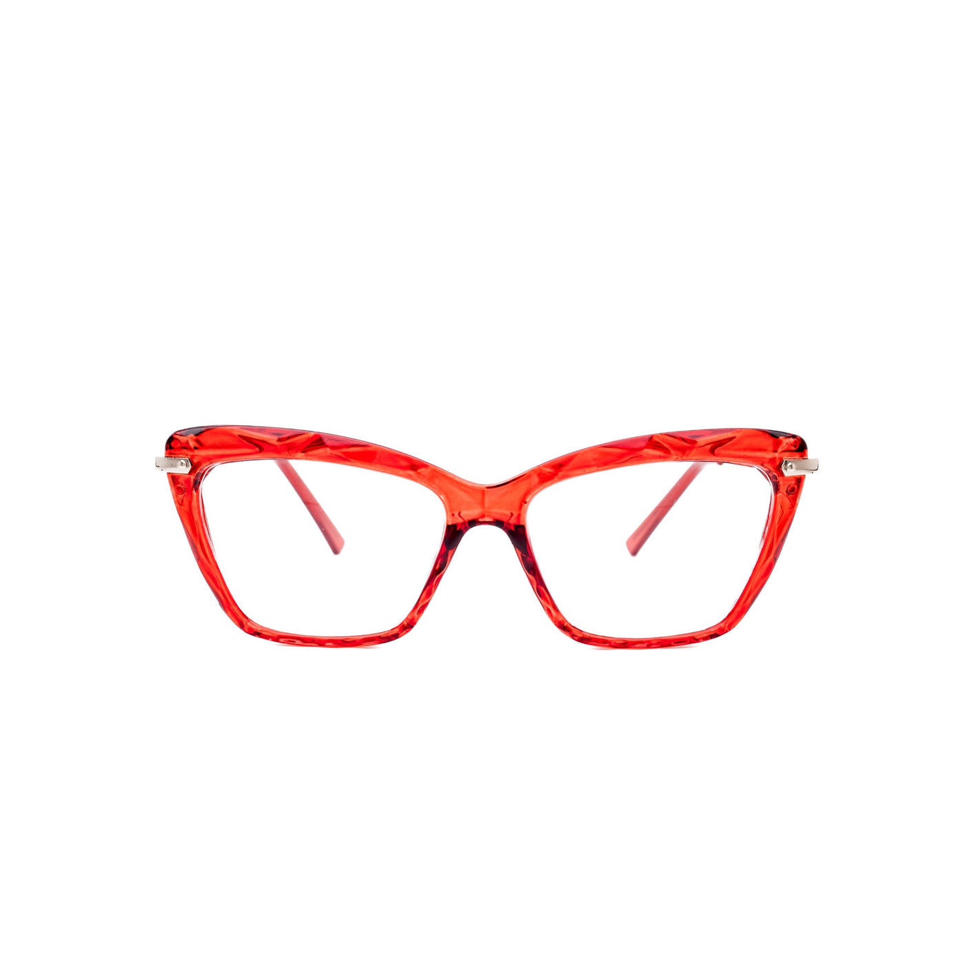 LadyBoss Savants eyeglasses in Hibiscus Crystal, front view