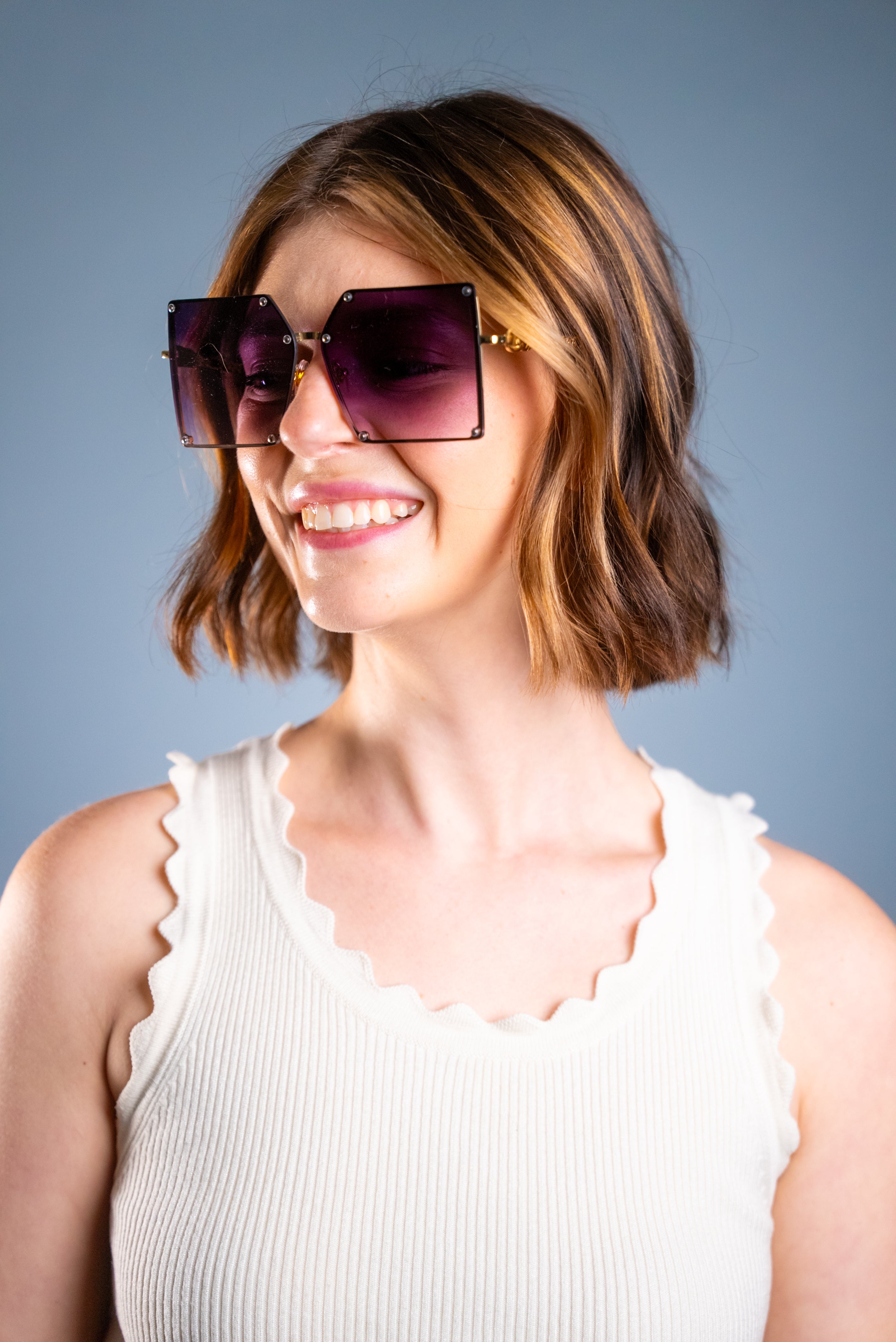 LADYBOSS SUNGLASSES - ELEVATIONS (Violet) - LadyBoss Glasses