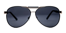 Load image into Gallery viewer, LUXURIANT™ SUNGLASSES - CLASSICS (Black &amp; Gold) - LadyBoss Glasses
