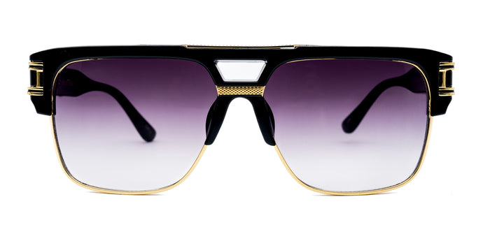 LUXURIANT™ SUNGLASSES - CAPITALS (Faded Black) - LadyBoss Glasses