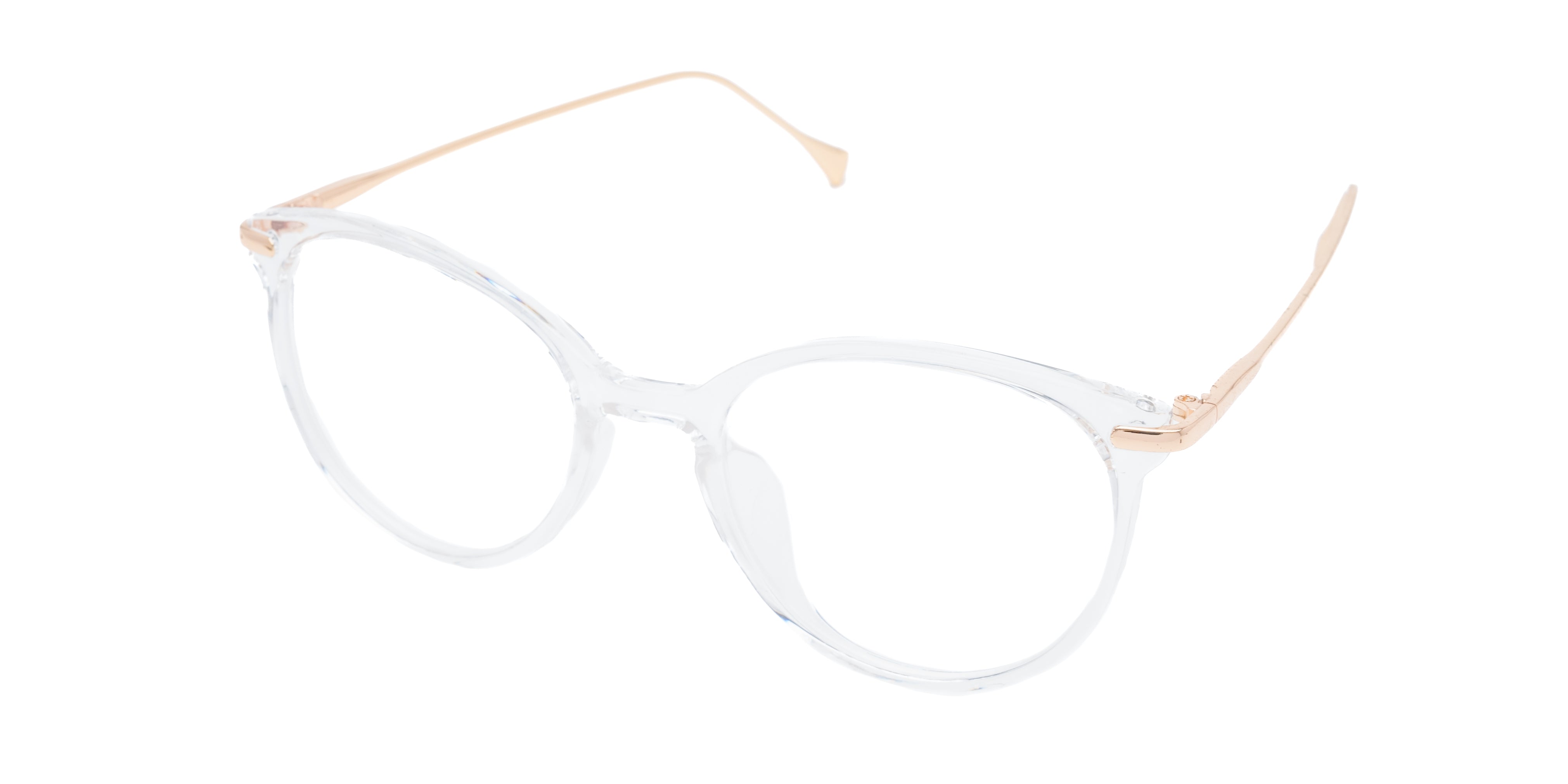 LADYBOSS ICONS - Clear & Gold - LadyBoss Glasses