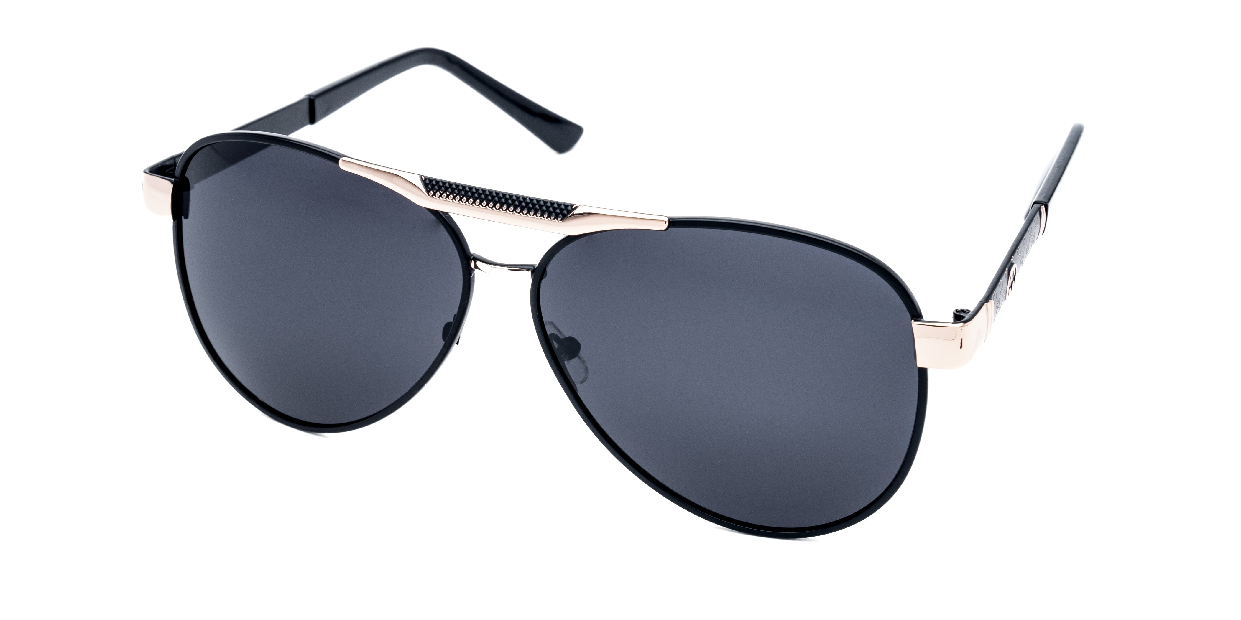 LUXURIANT™ SUNGLASSES - CLASSICS (Black & Gold) - LadyBoss Glasses