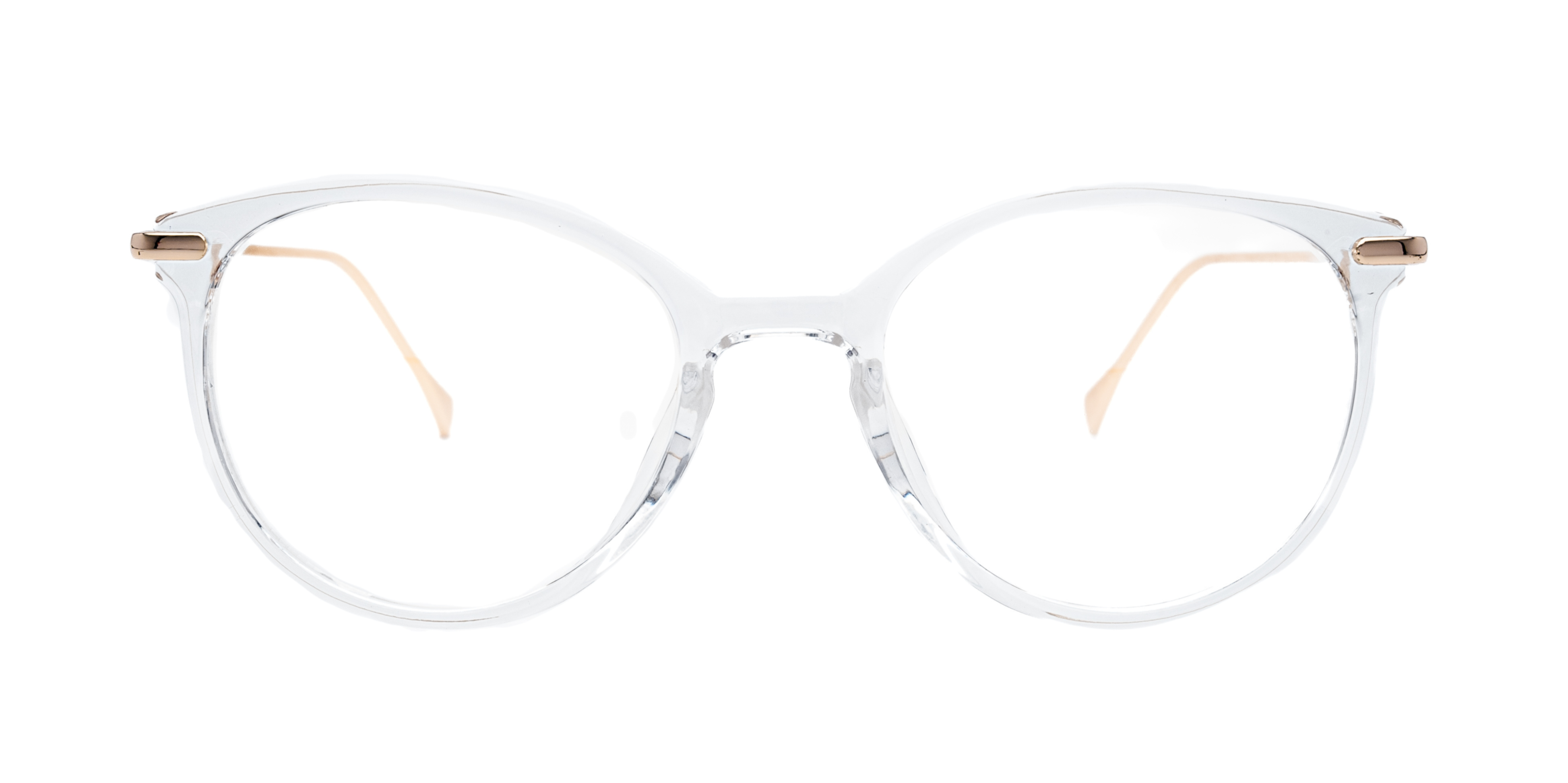 LADYBOSS ICONS - Clear & Gold - LadyBoss Glasses