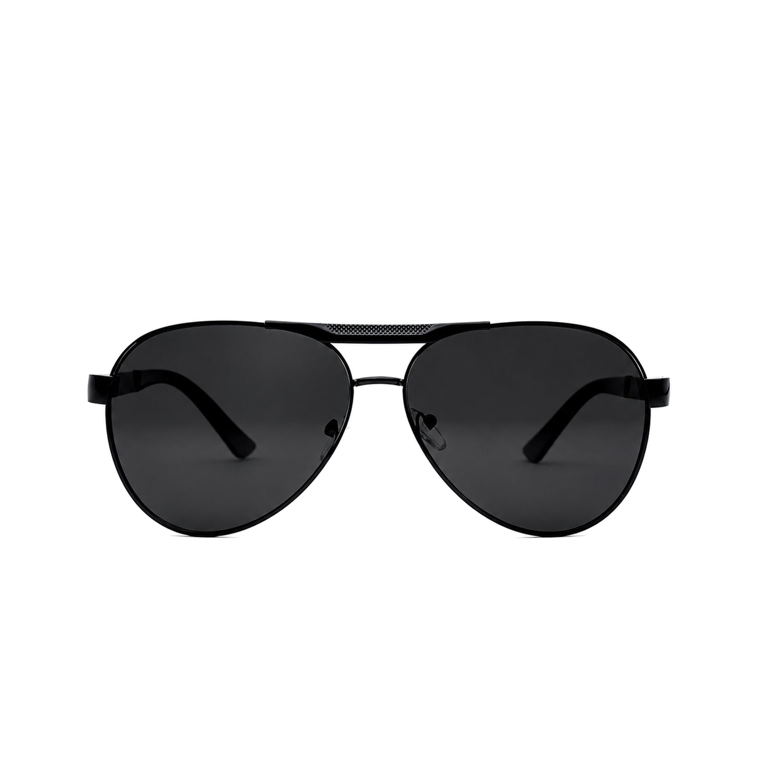 LadyBoss Aviators sunglasses in Black, front view