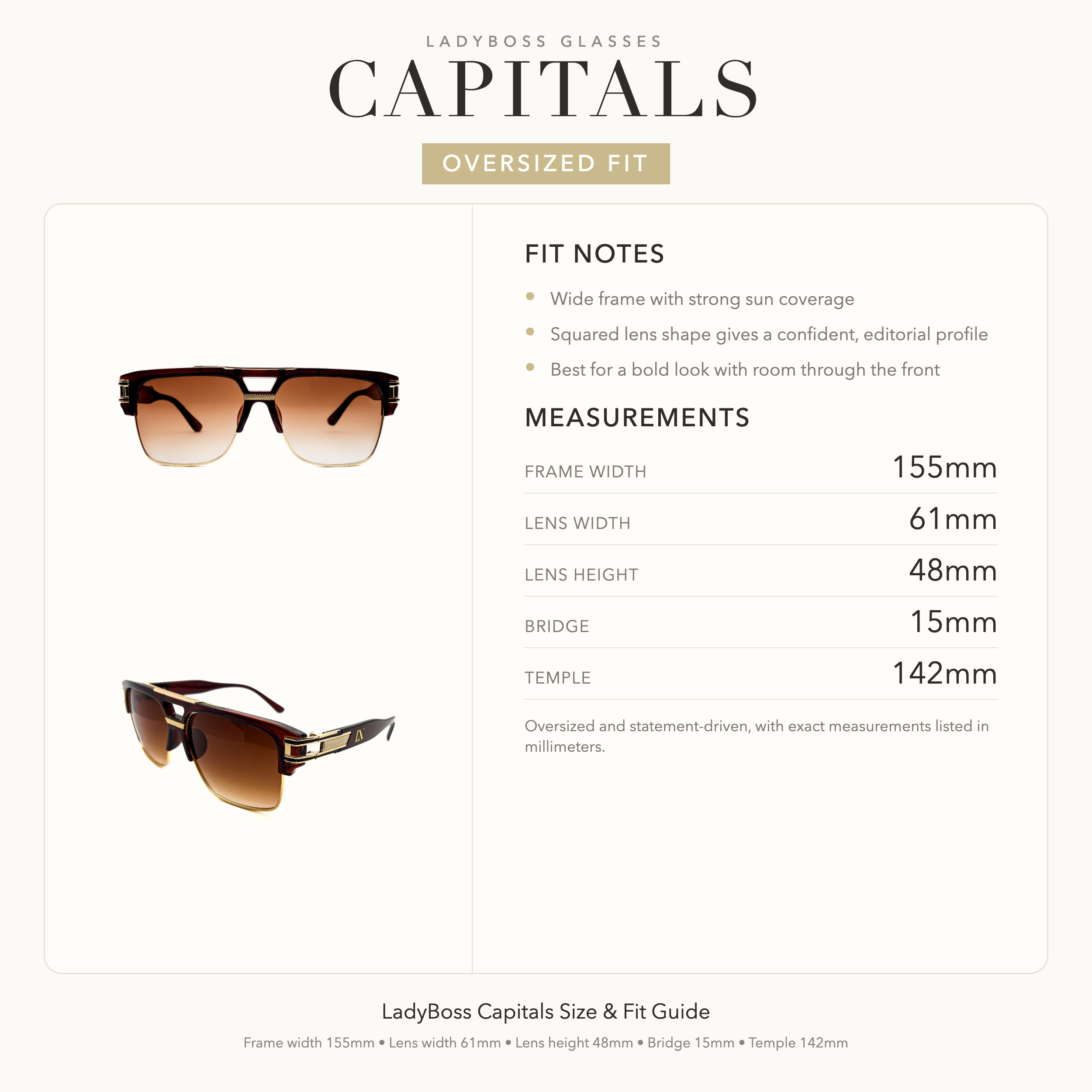 LadyBoss Capitals size, fit, and feel guide in Burgundy #frame color_burgundy