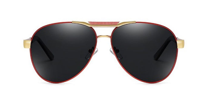 LUXURIANT™ SUNGLASSES - CLASSICS (Black & Red) - LadyBoss Glasses