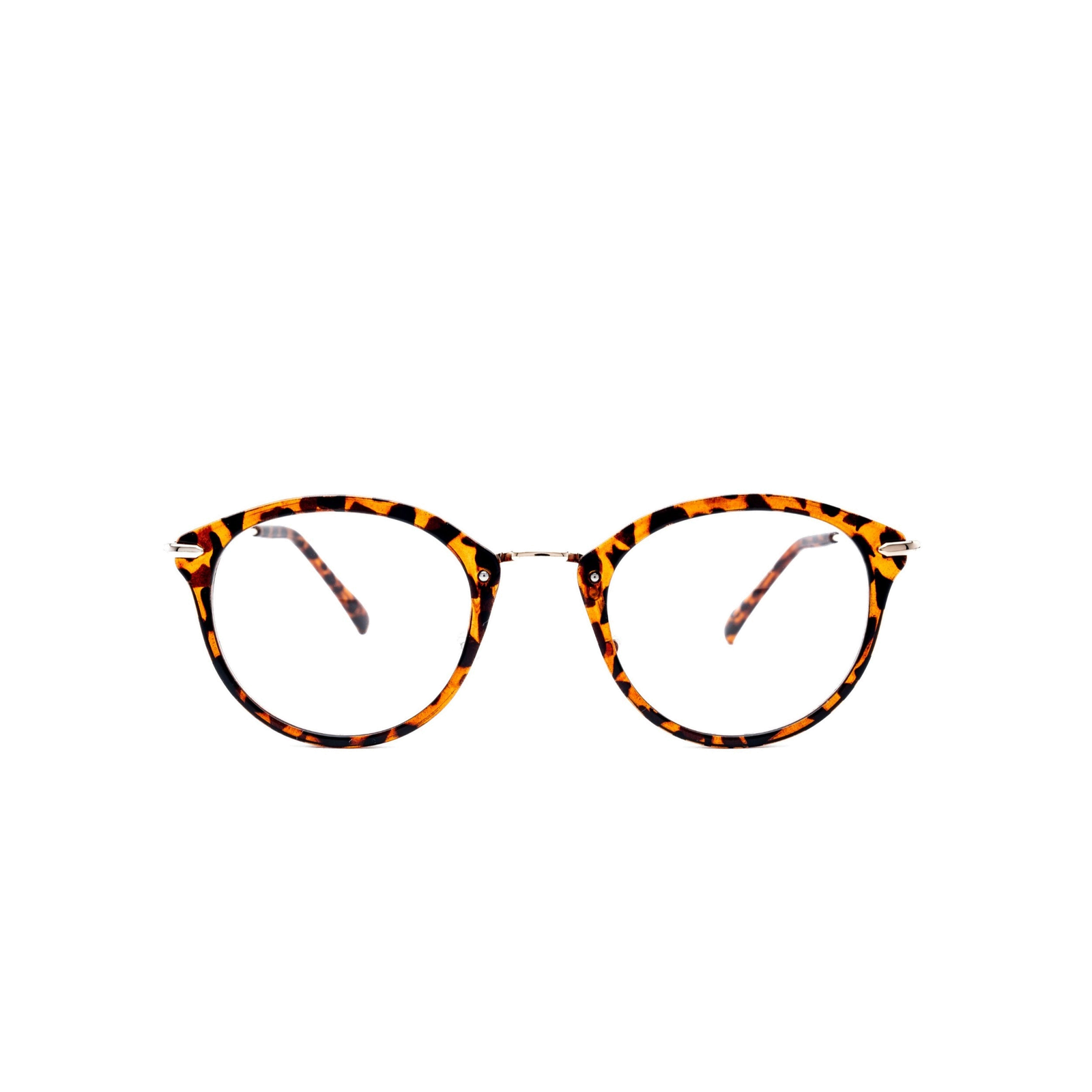 LadyBoss Visionaries eyeglasses in Crystal Clear, front view #frame color_crystal clear